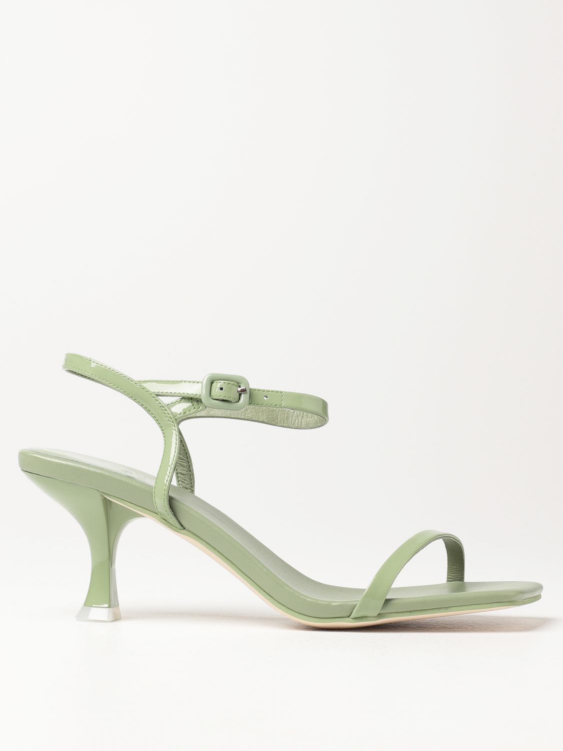 JEFFREY CAMPBELL: heeled sandals for woman - Green | Jeffrey Campbell ...