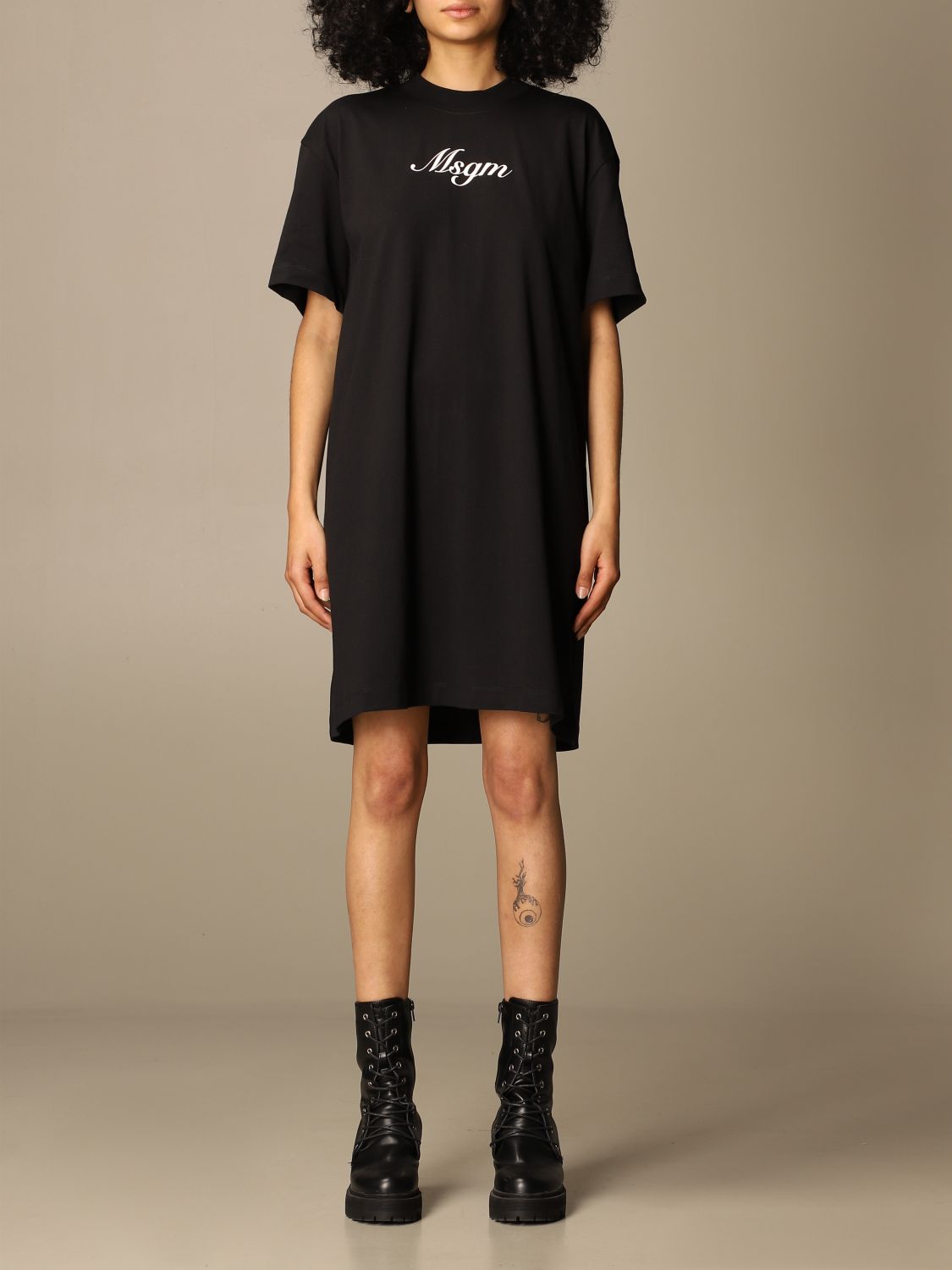 msgm t shirt dress