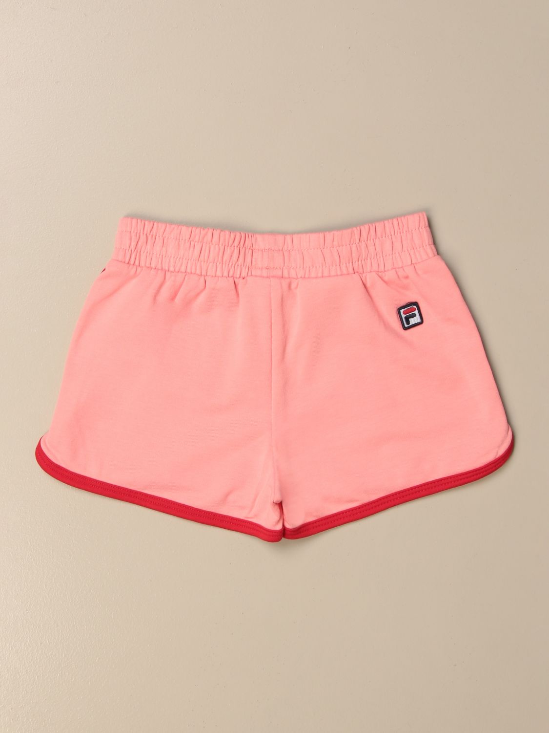 FILA: Pantalones cortos para niña, Coral | Pantalones Cortos Fila en línea en GIGLIO.COM