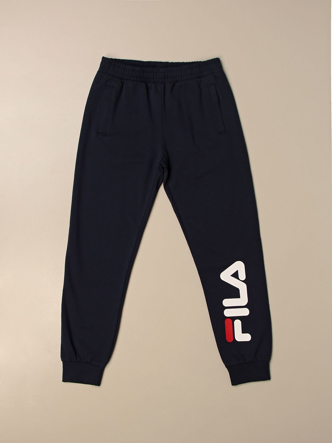 FILA: jogging trousers with logo Pants Fila Kids Blue | Pants Fila GIGLIO.COM
