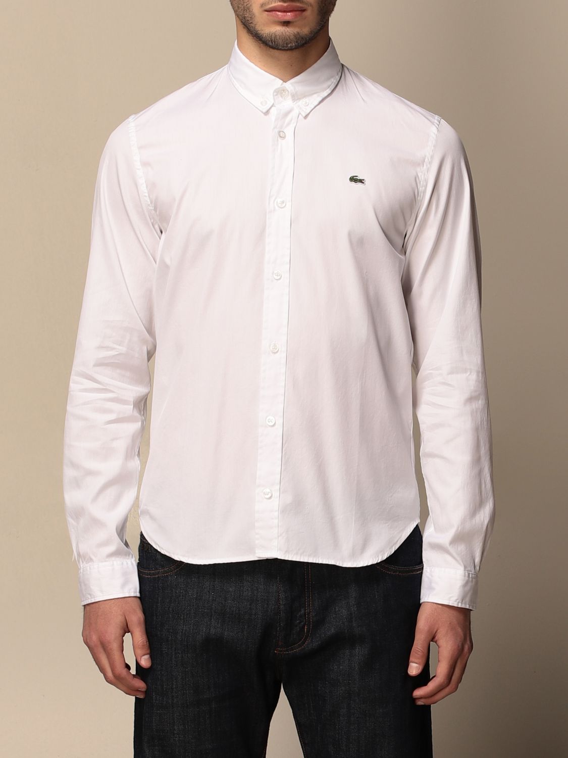 at se filter Kompleks LACOSTE: shirt for man - White | Lacoste shirt CH1843 online on GIGLIO.COM