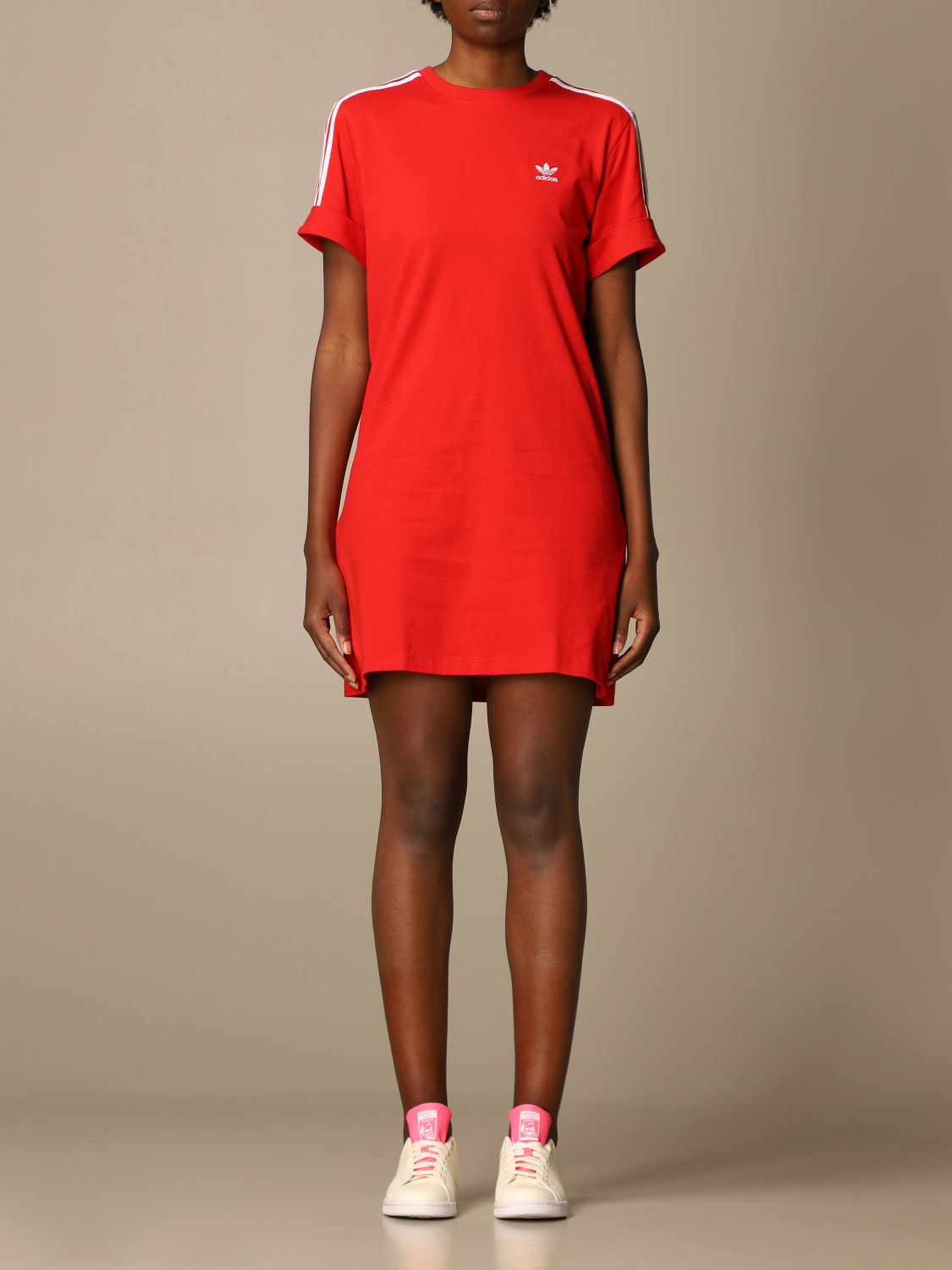 ADIDAS ORIGINALS: dress for woman - Red | Adidas Originals dress GN2778 ...