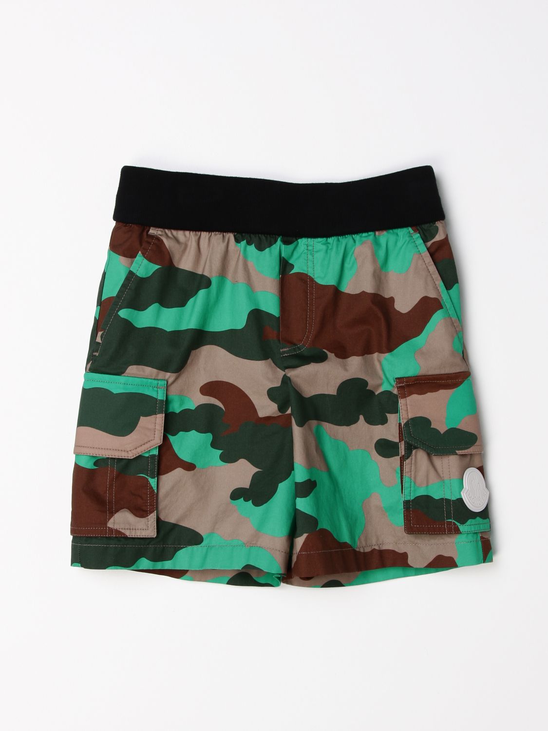 Pantaloncino Moncler: Pantaloncino jogging Moncler camouflage sabbia 1