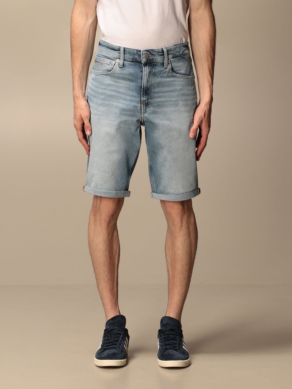 CALVIN KLEIN JEANS: short for man - Blue | Calvin Klein Jeans short  J30J317745 online on 