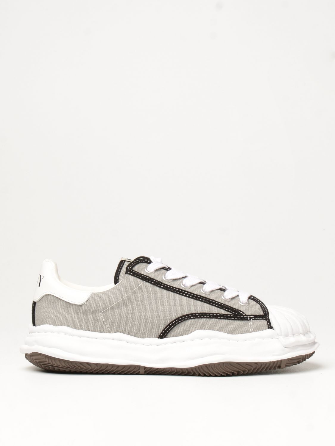 MAISON MIHARA YASUHIRO: sneakers in canvas - Grey | Maison Mihara ...