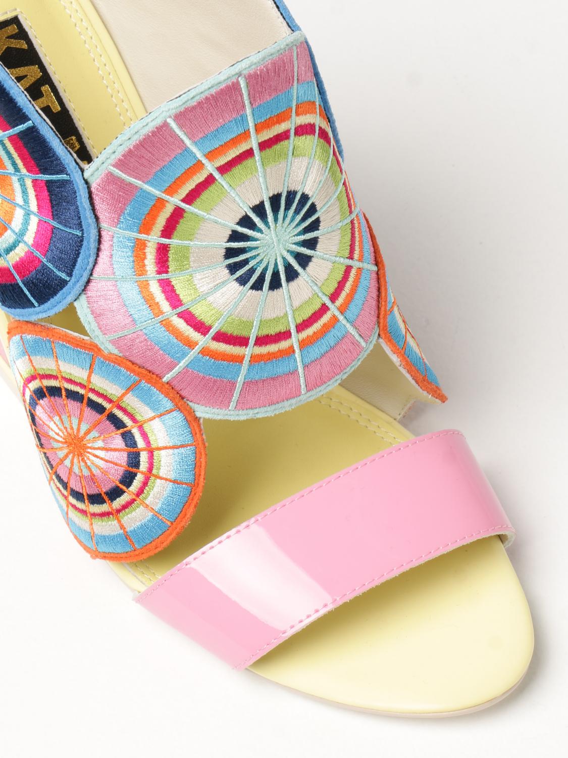 KAT MACONIE Heeled sandals women Pink Heeled Sandals Kat Maconie