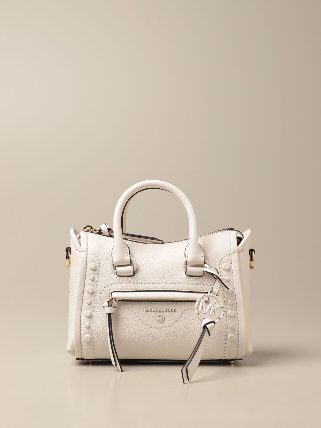 MICHAEL KORS: Carine Michael bag in textured - Michael Kors handbag 32S1GCCC0L online at GIGLIO.COM