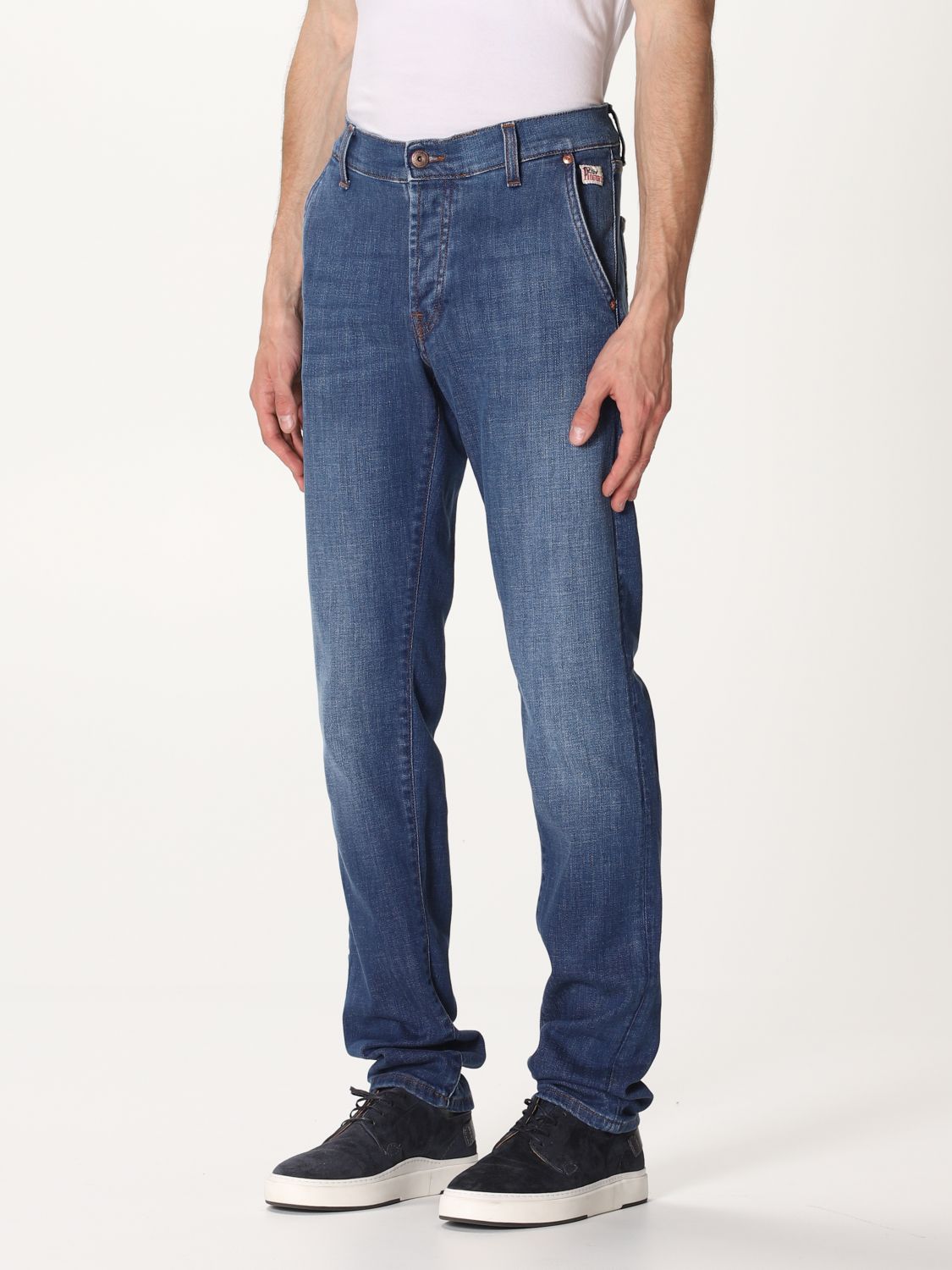 ROY ROGERS: jeans for men - Denim | Roy Rogers jeans P21RRU005D3611575 ...