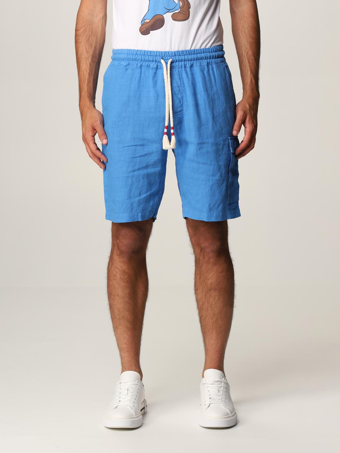 MC2 SAINT BARTH: jogging shorts - Blue 1 | Short Mc2 Saint Barth MARSEILLE  GIGLIO.COM