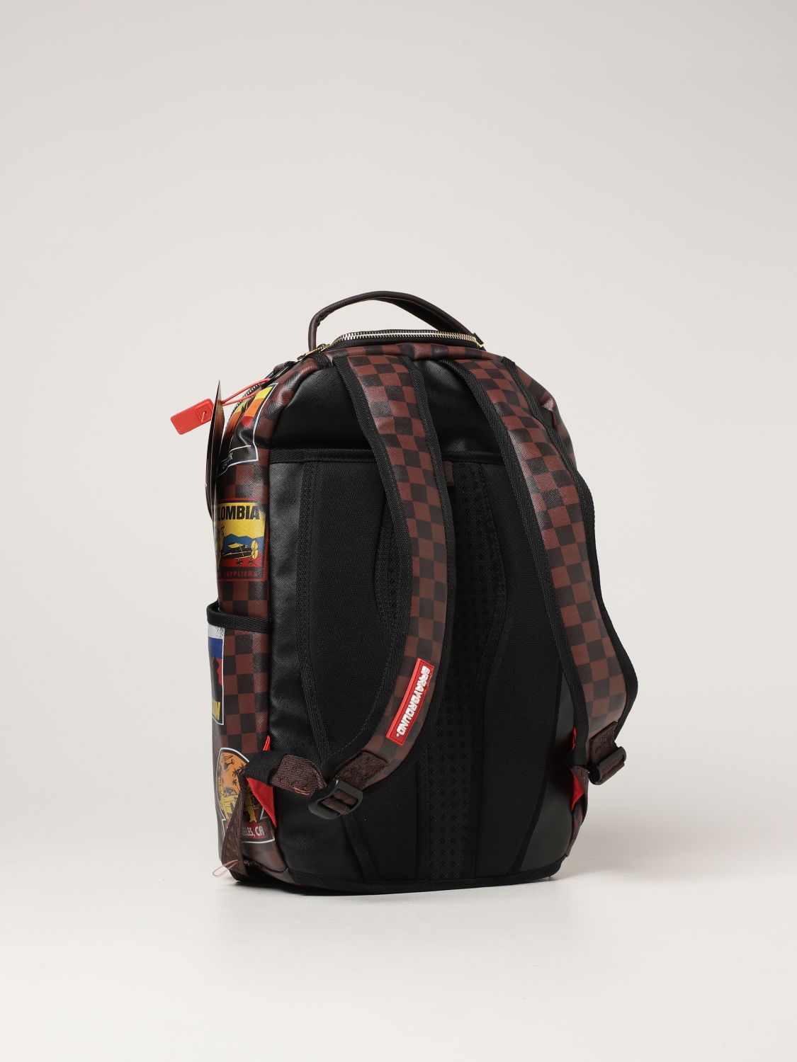 Vegan leather backpack Sprayground Brown in Vegan leather - 26357123