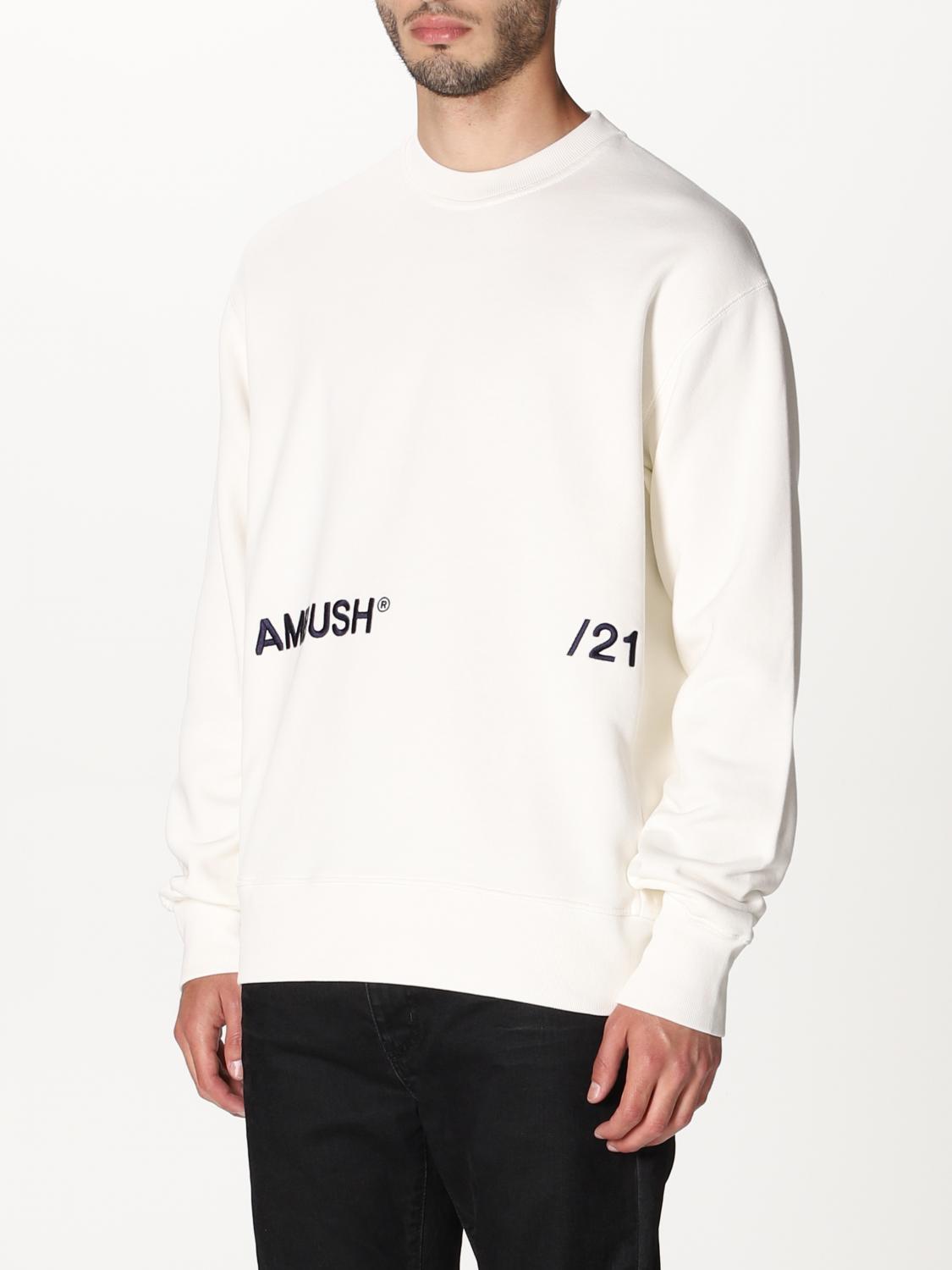 Ambush Outlet: crewneck sweatshirt with logo - White | Ambush