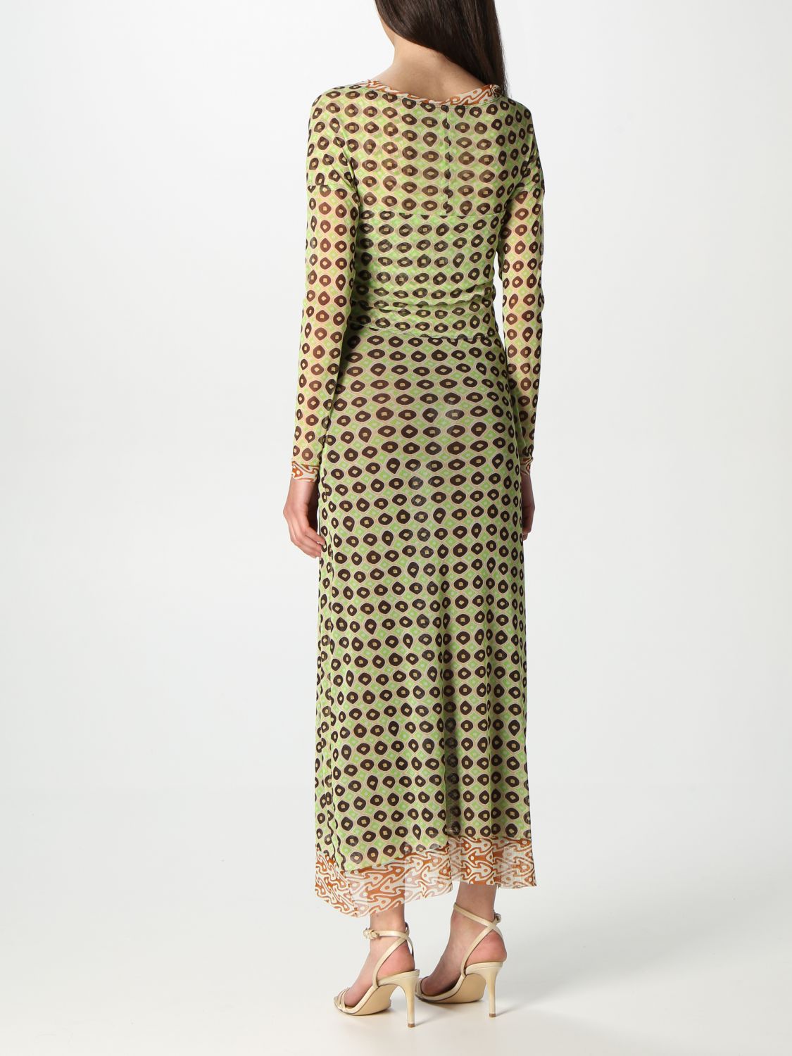 MALIPARMI: dress for women - Green | Maliparmi dress JF643570494 online ...