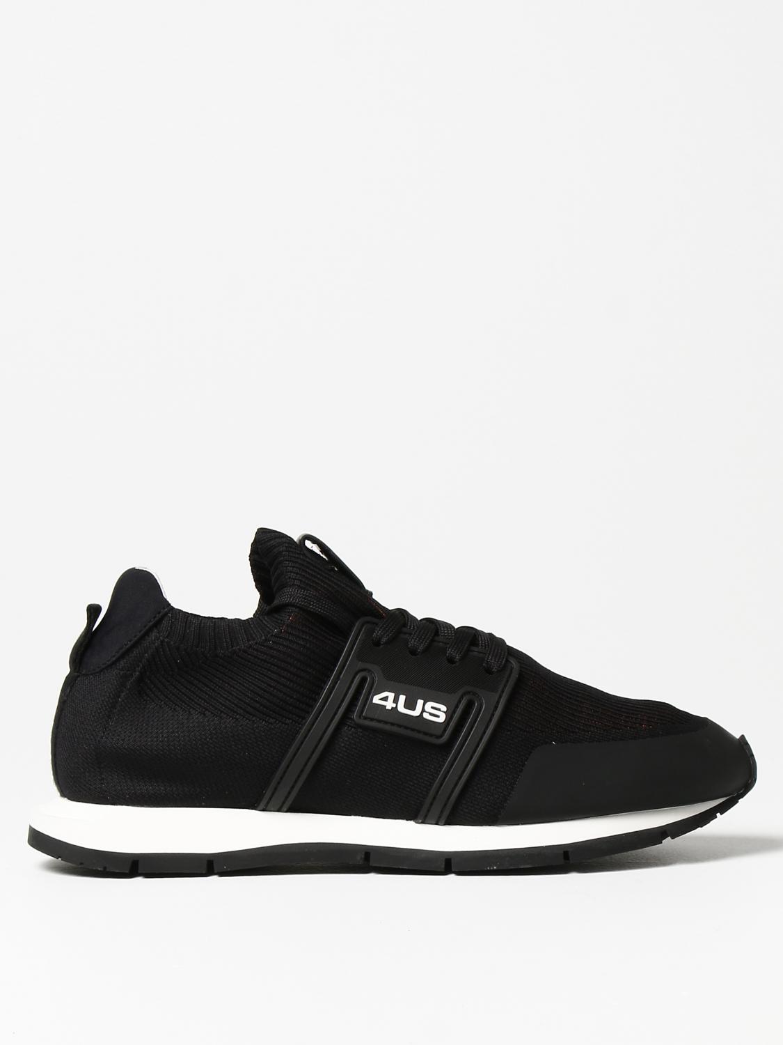 PACIOTTI 4US: Sneakers in maglia | Sneakers Paciotti 4Us Uomo Nero |  Sneakers Paciotti 4Us AAIU2STCZ GIGLIO.COM