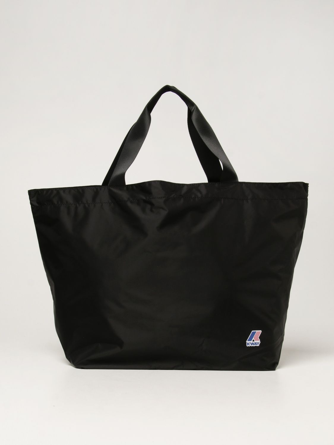 K-WAY: nylon bag - Black | K-Way borsa K71148W online at GIGLIO.COM