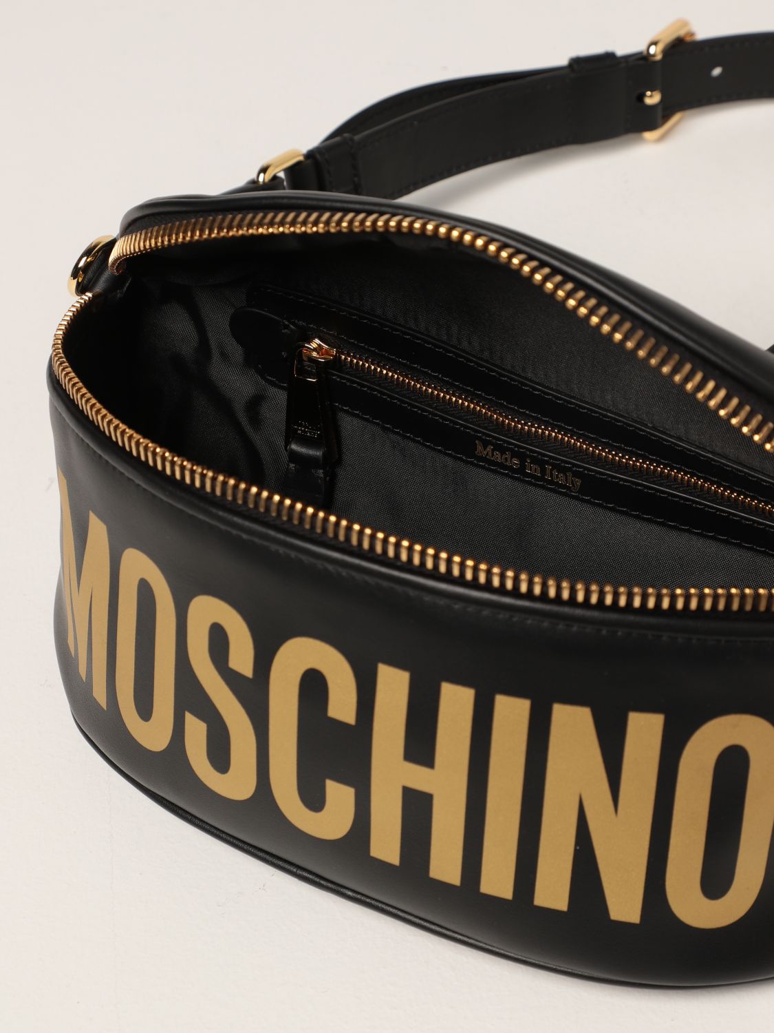 MOSCHINO COUTURE: belt bag for woman - Black | Moschino Couture belt ...