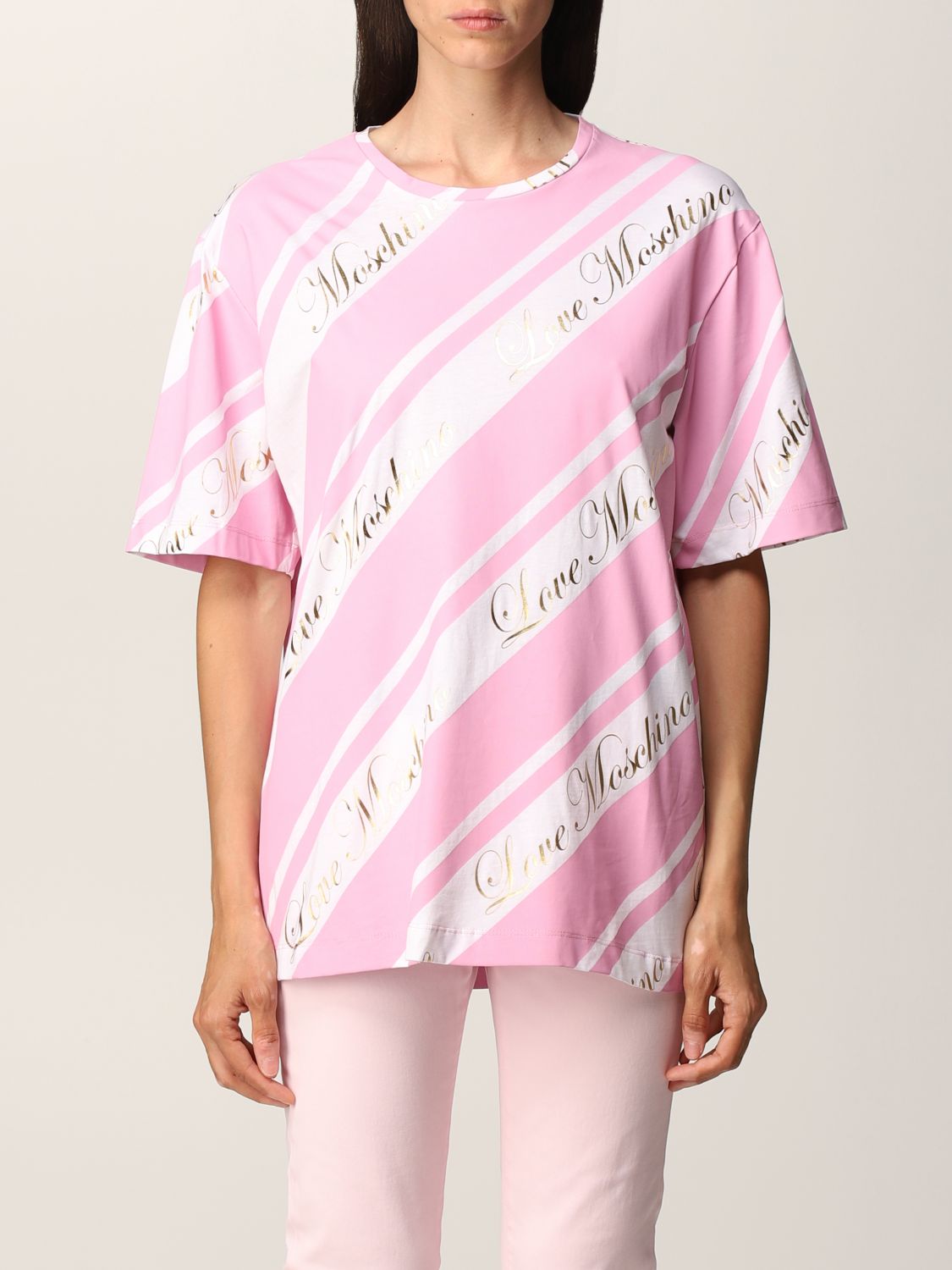Camiseta Love Moschino: Camiseta mujer Love Moschino rosa 1