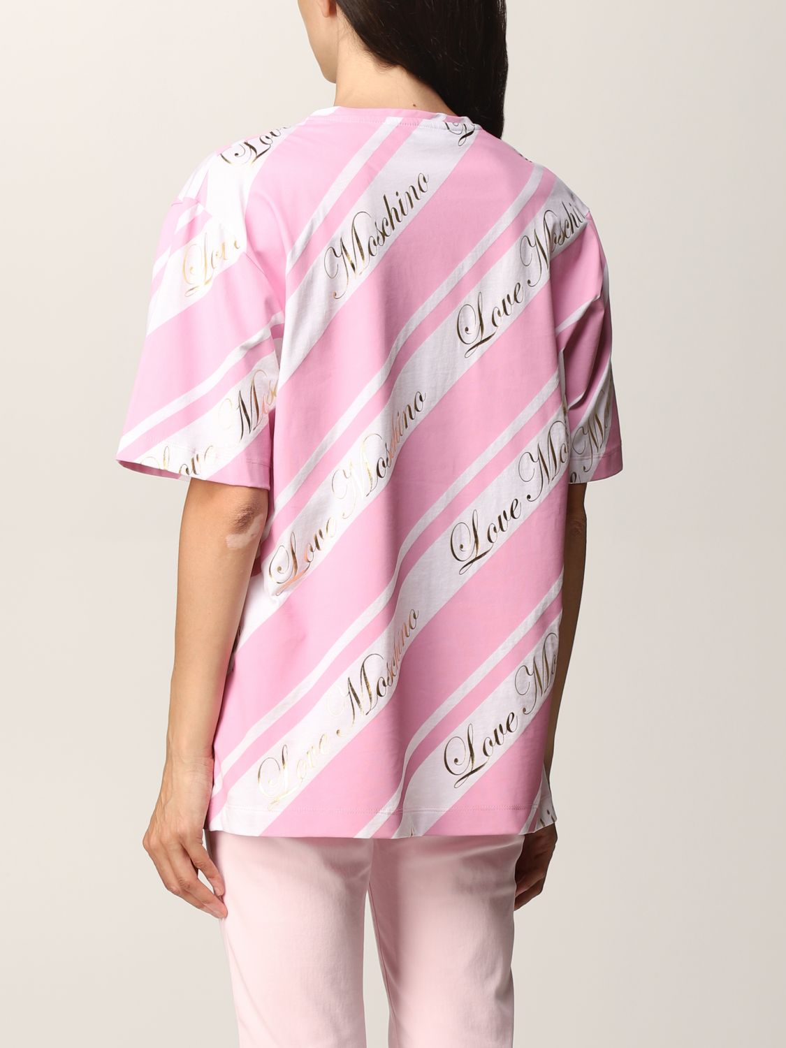 Camiseta Love Moschino: Camiseta mujer Love Moschino rosa 2
