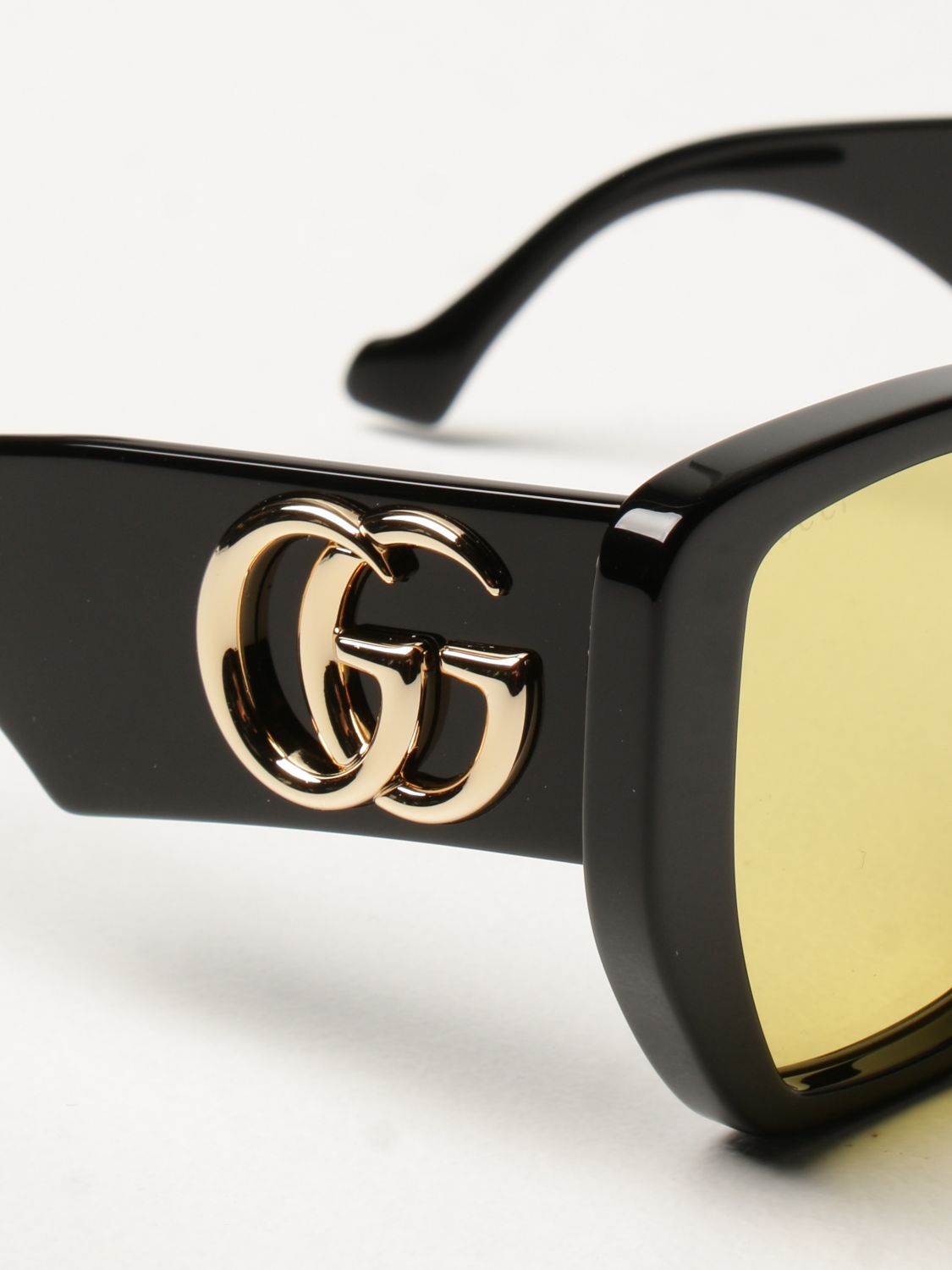 GUCCI: sunglasses in acetate - Black | Glasses Gucci GG0956S GIGLIO.COM