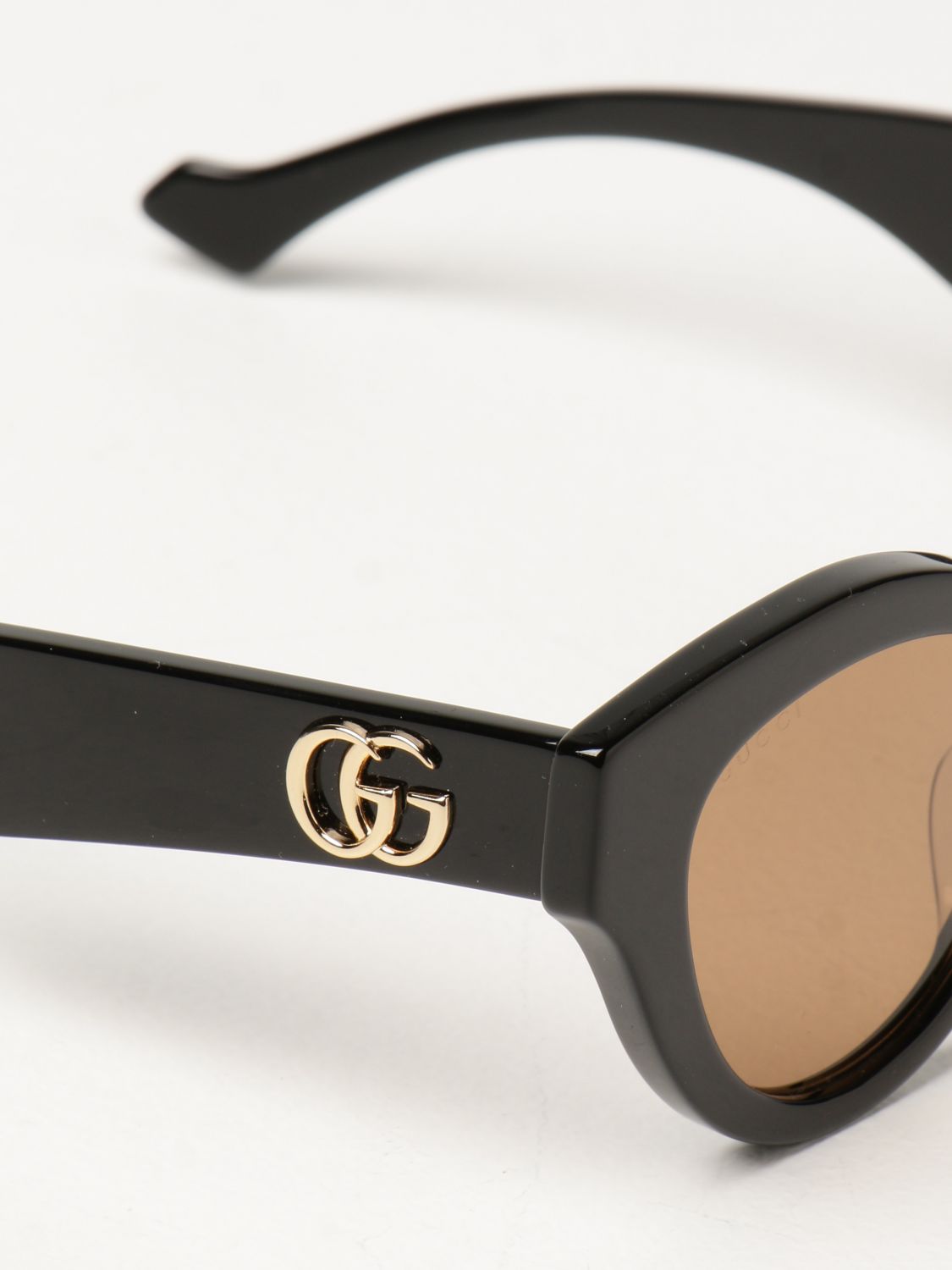 GUCCI: cat eye sunglasses - Brown | Gucci glasses GG0957S online on ...