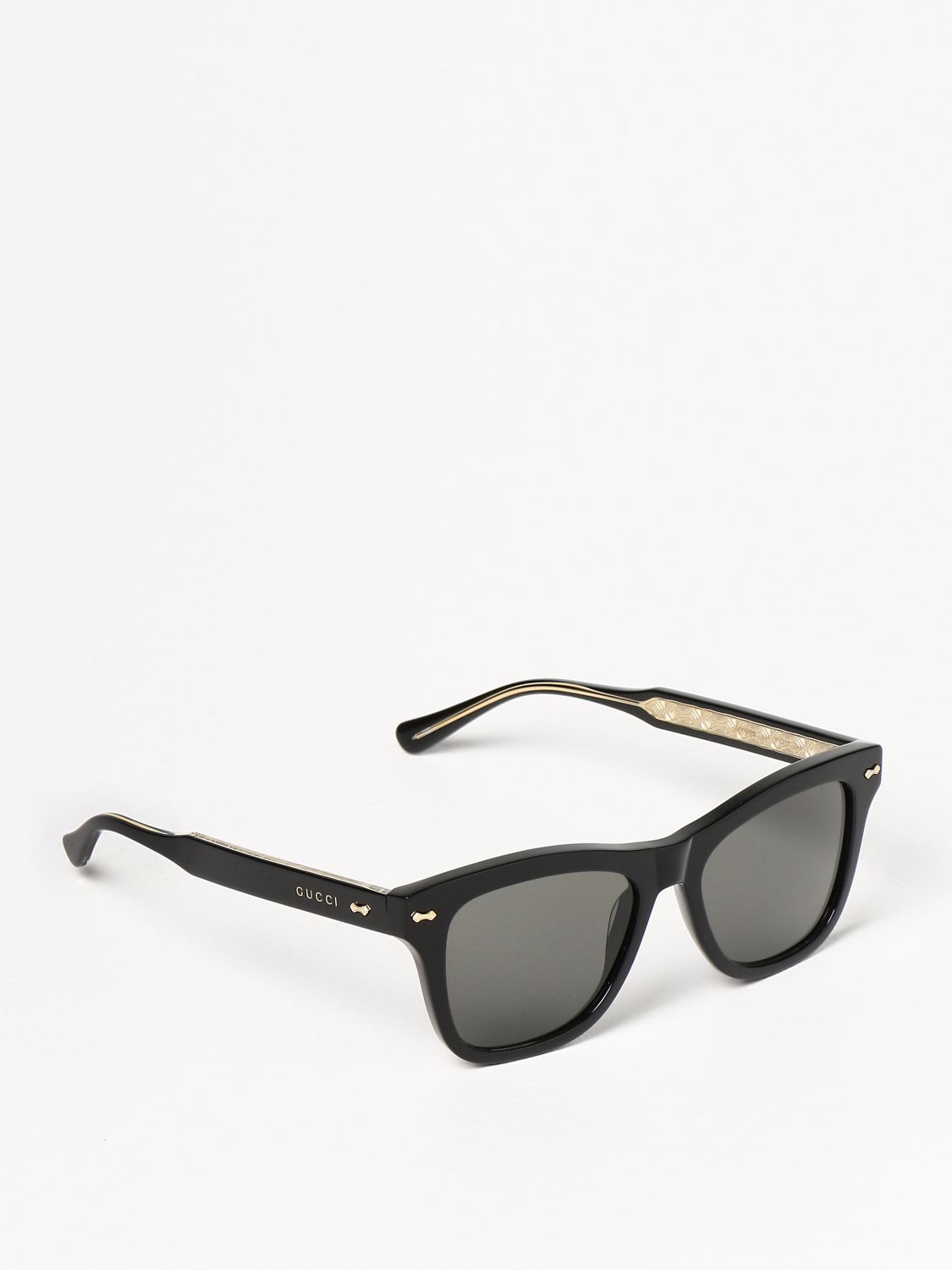 Солнцезащитные очки Gucci: Солнцезащитные очки Мужское Gucci черный 1