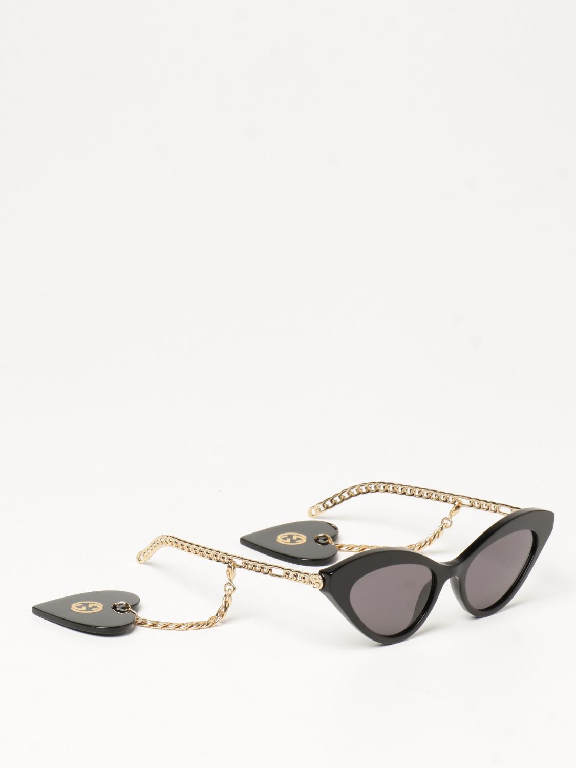 heart shaped gucci glasses