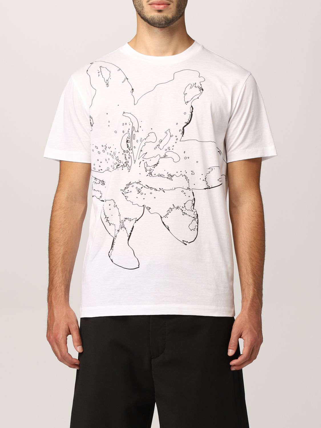 Camiseta Les Hommes: Camiseta hombre Les Hommes blanco 1