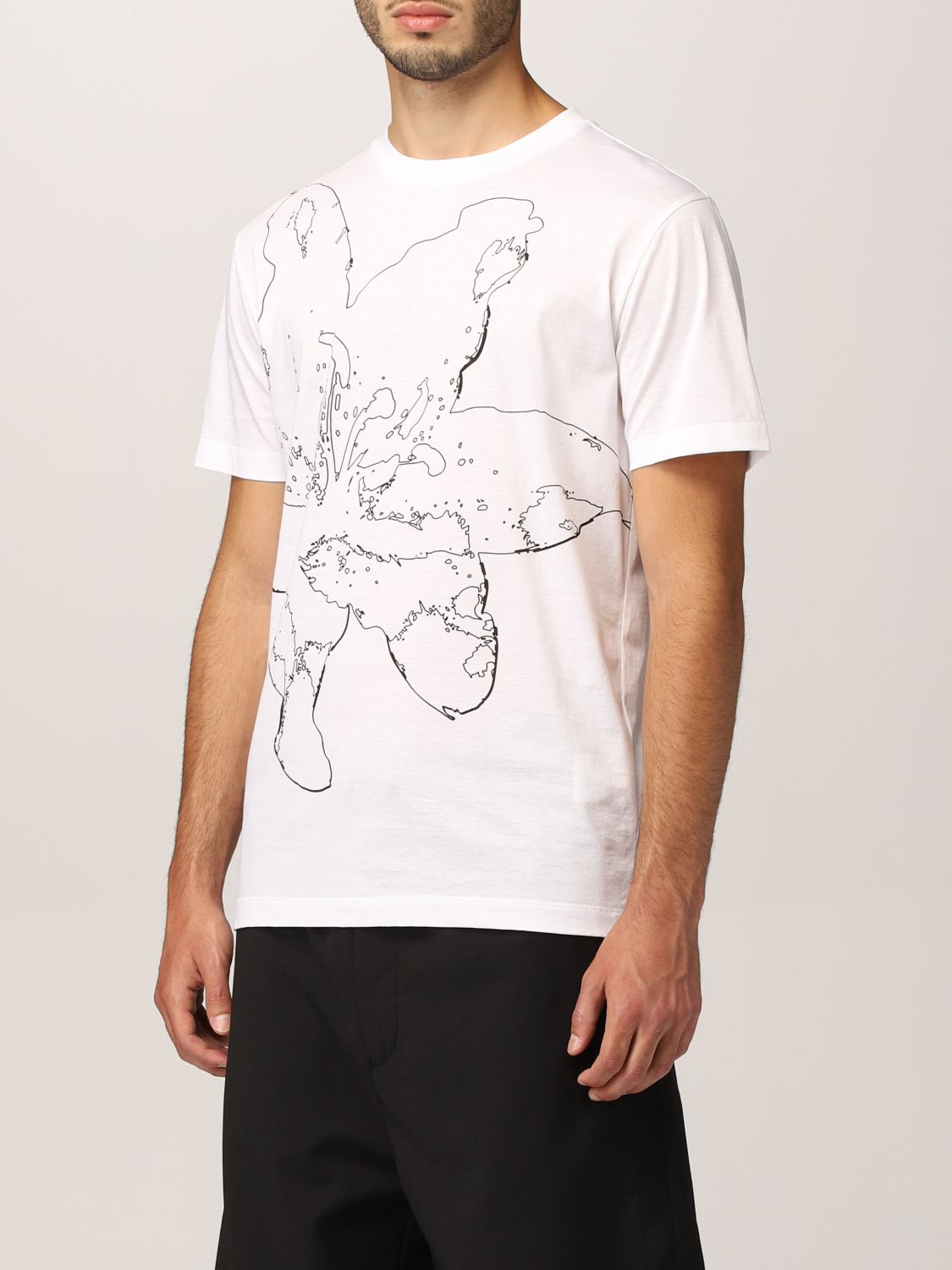 T-shirt Les Hommes: T-shirt homme Les Hommes blanc 4
