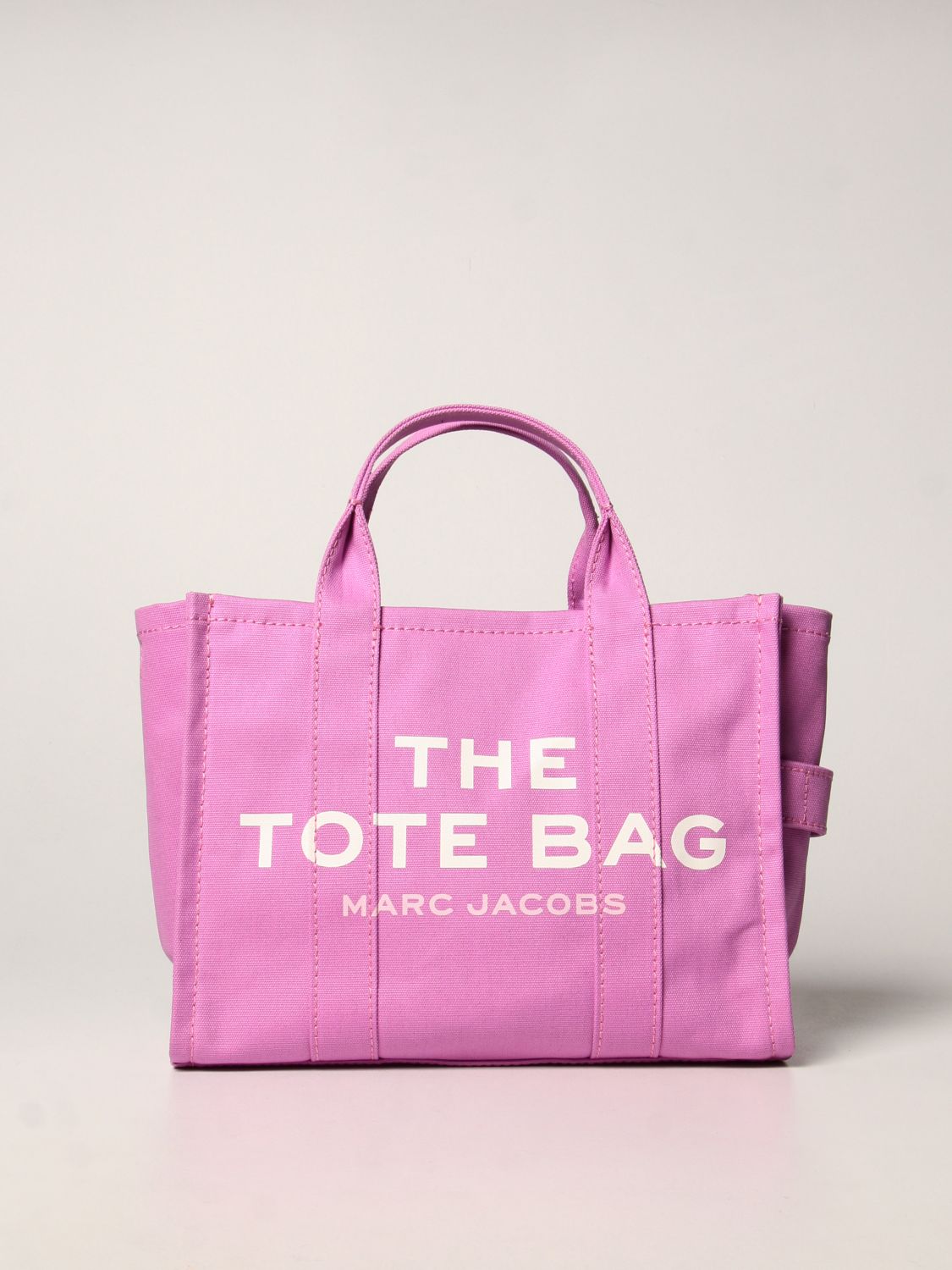 MARC JACOBS: The Tote Bag in canvas - Cyclamen | Marc Jacobs tote bags ...