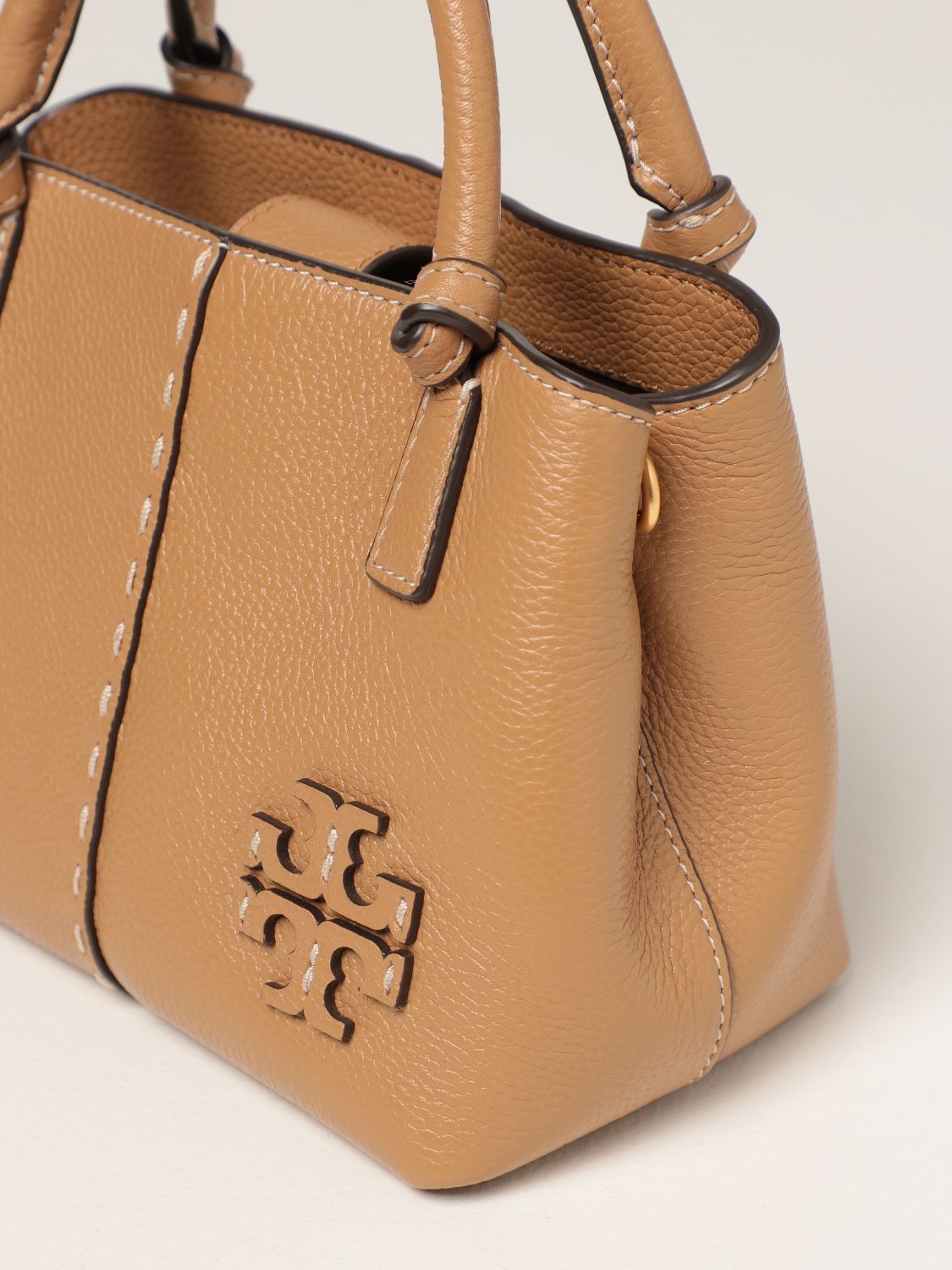TORY BURCH: Perry bag in textured leather | Mini Bag Tory Burch Women ...