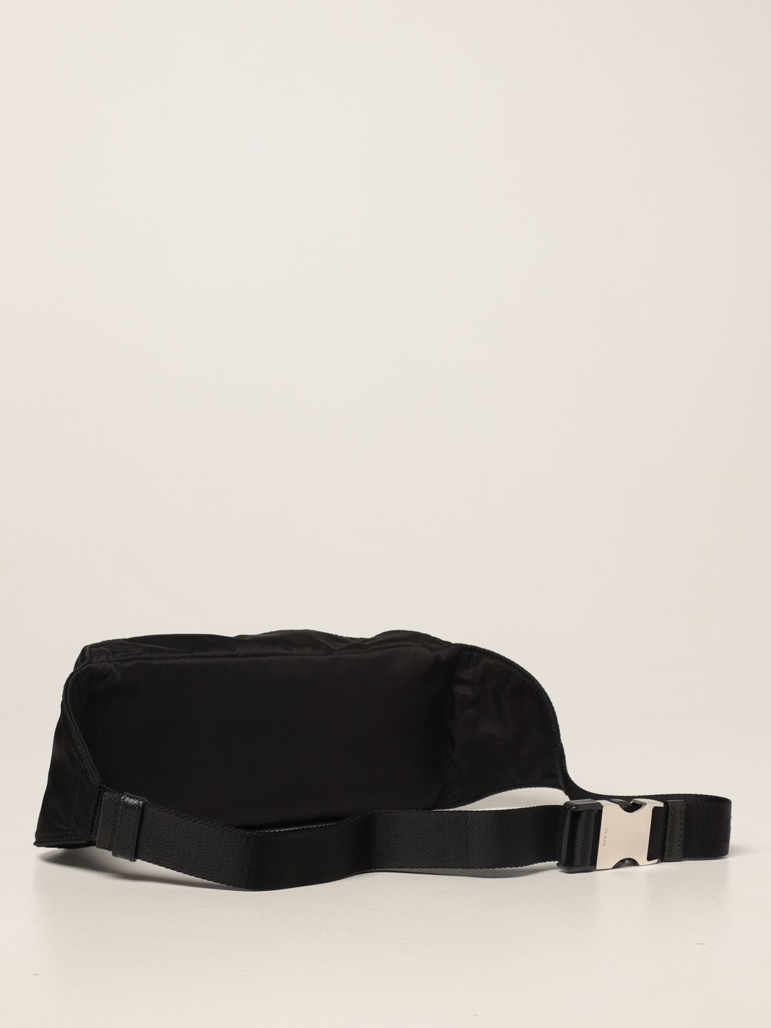 PRADA: Nylon Belt Bag - Black | Prada belt bag 2VL034 2DMG online on ...