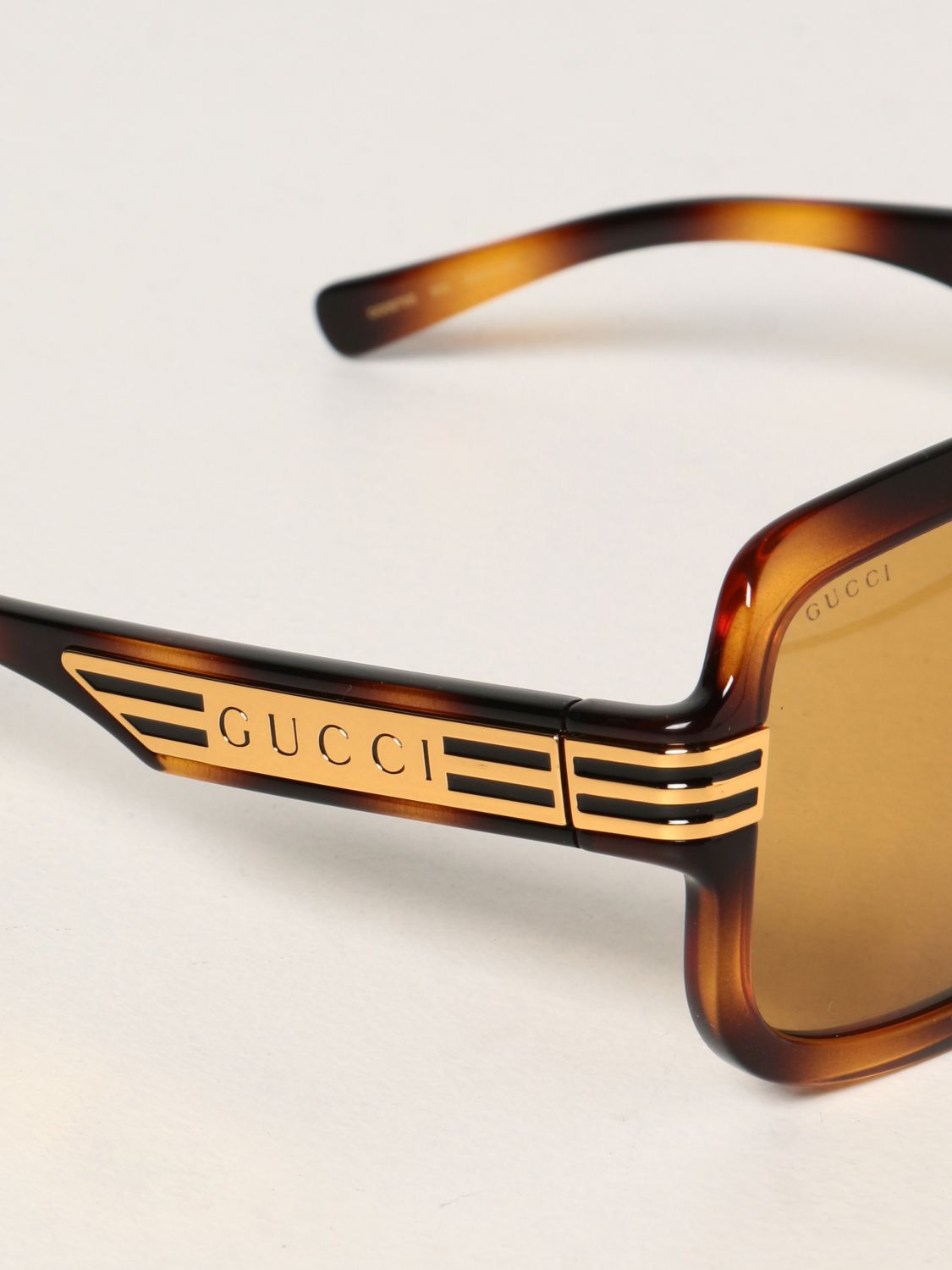Glasses Gucci: Gucci sunglasses in acetate brown 4