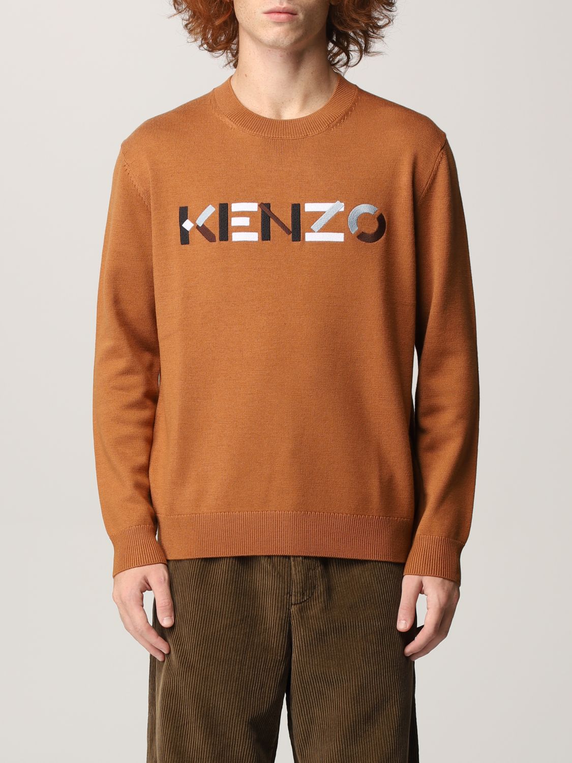 Свитер Kenzo: Толстовка Мужское Kenzo оранжевый 1