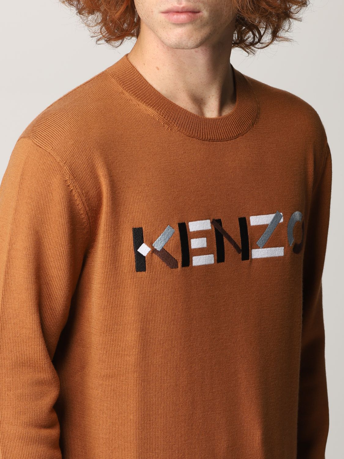 Свитер Kenzo: Толстовка Мужское Kenzo оранжевый 5