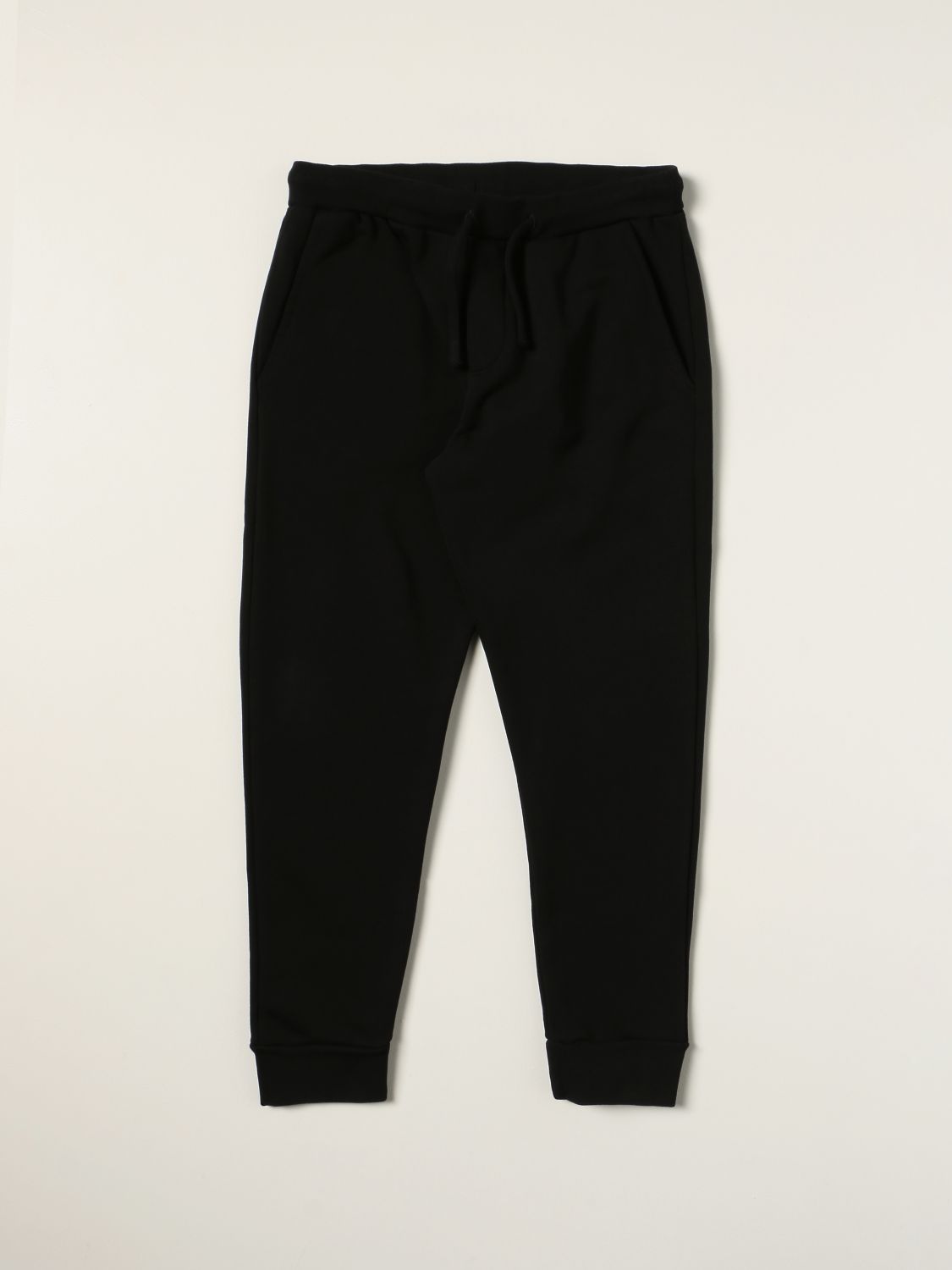 Trousers Dsquared2 Junior: Dsquared2 Junior jogging trousers with logo black 1