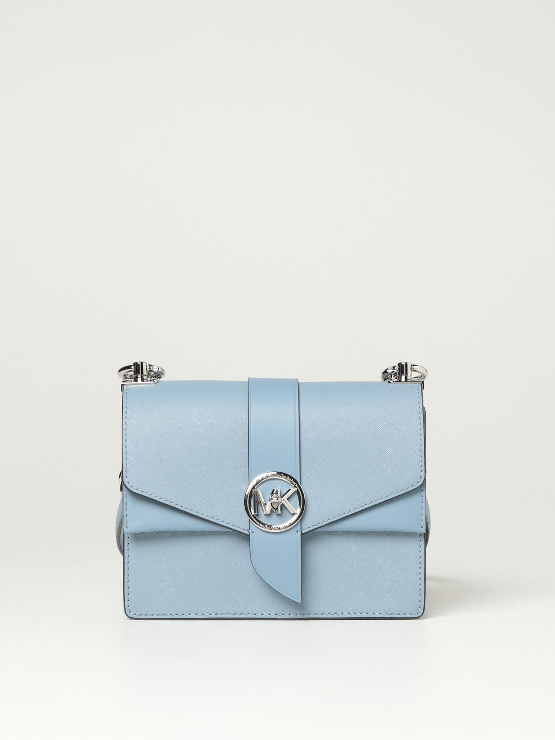 MICHAEL KORS: Greenwich Michael bag in saffiano leather - Dust ...