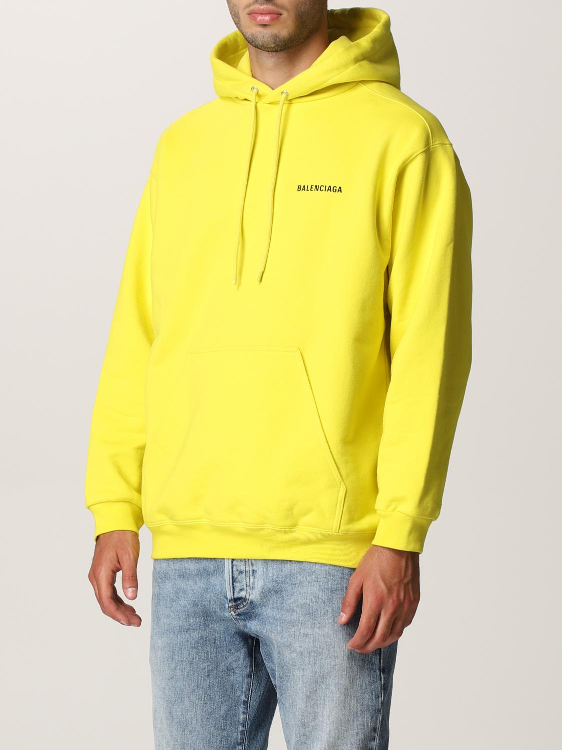 BALENCIAGA: Sudadera hombre - Amarillo | Sudadera Balenciaga 600583 TIV84  GIGLIO.COM