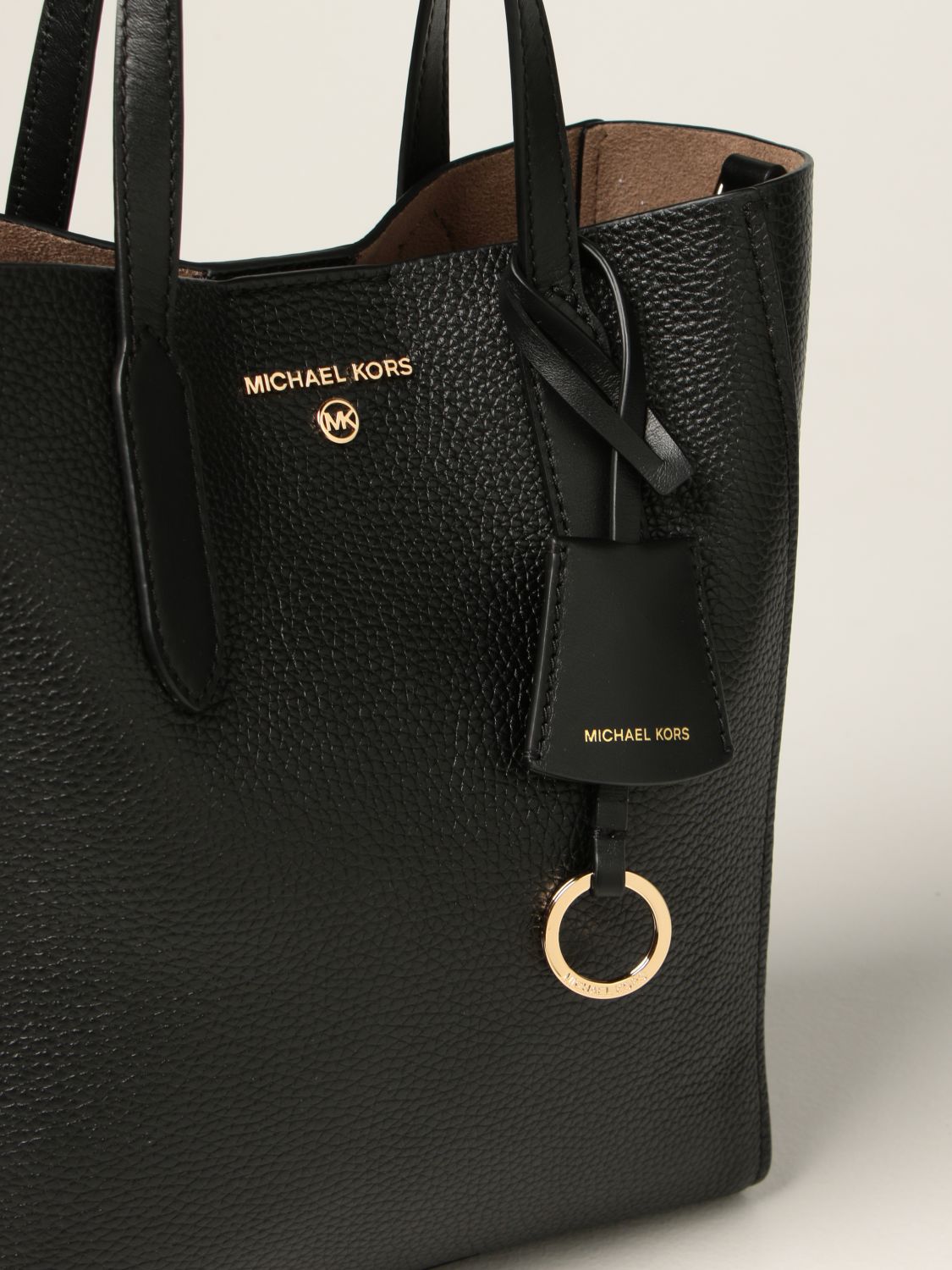 michael kors leather tote