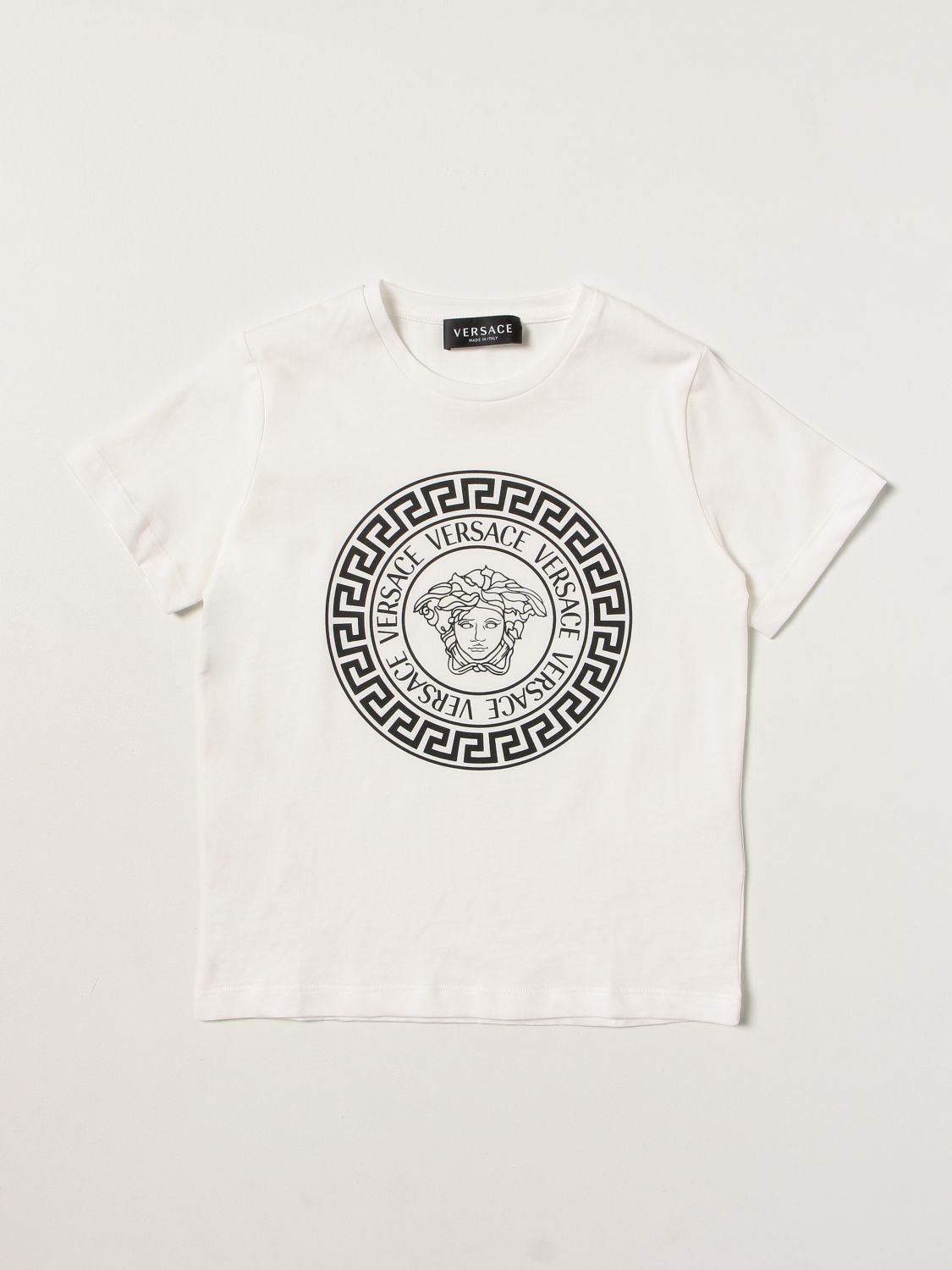 T-shirt Young Versace: T-shirt enfant Versace Young blanc 1