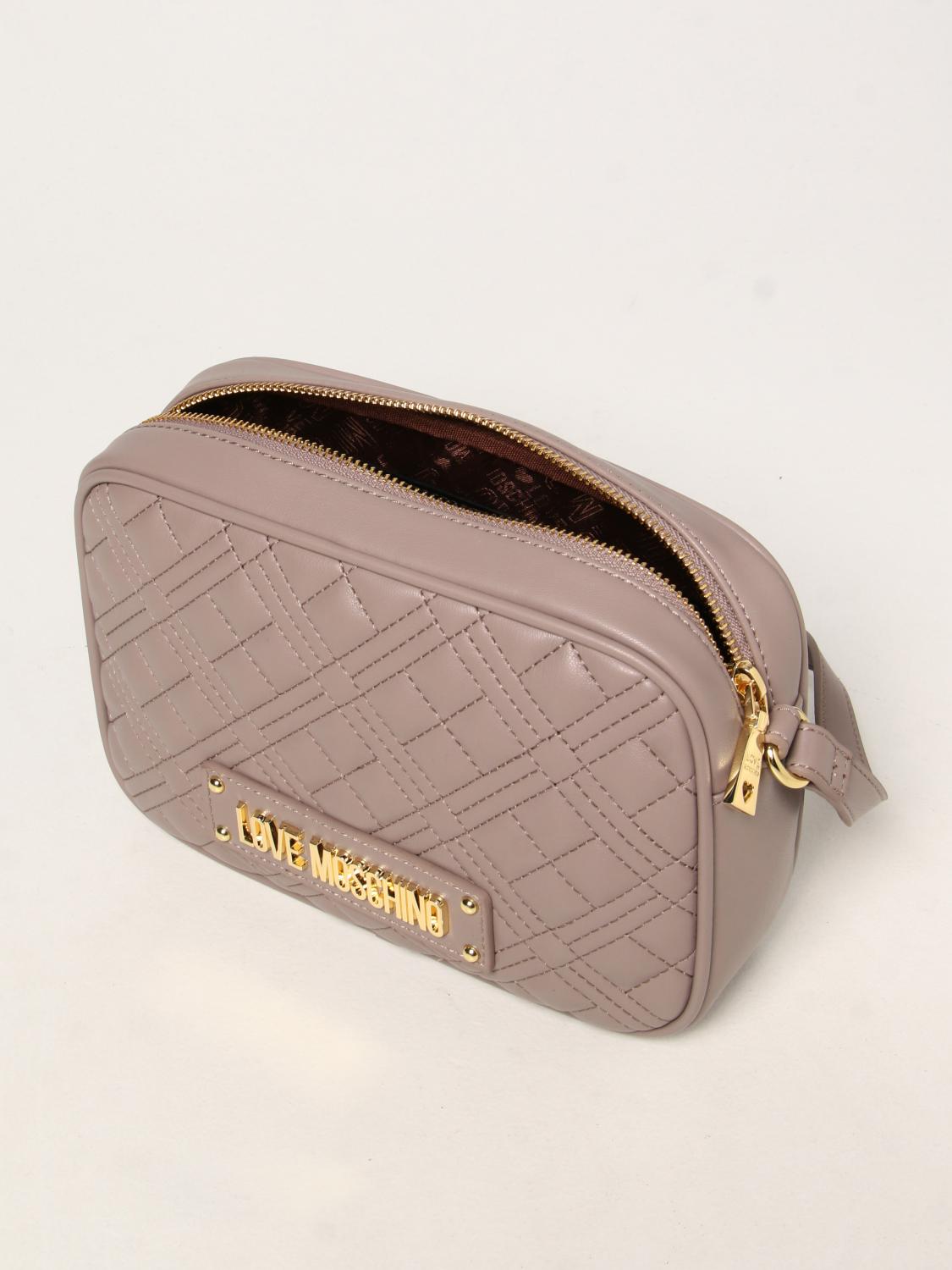 grey moschino bag