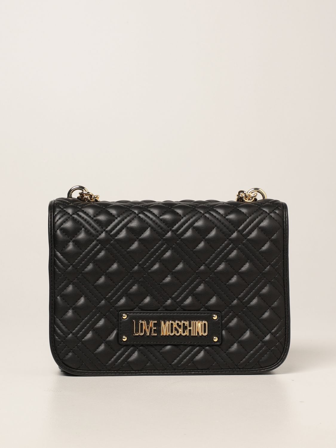 Crossbody bags Love Moschino: Love Moschino quilted shoulder bag black 1