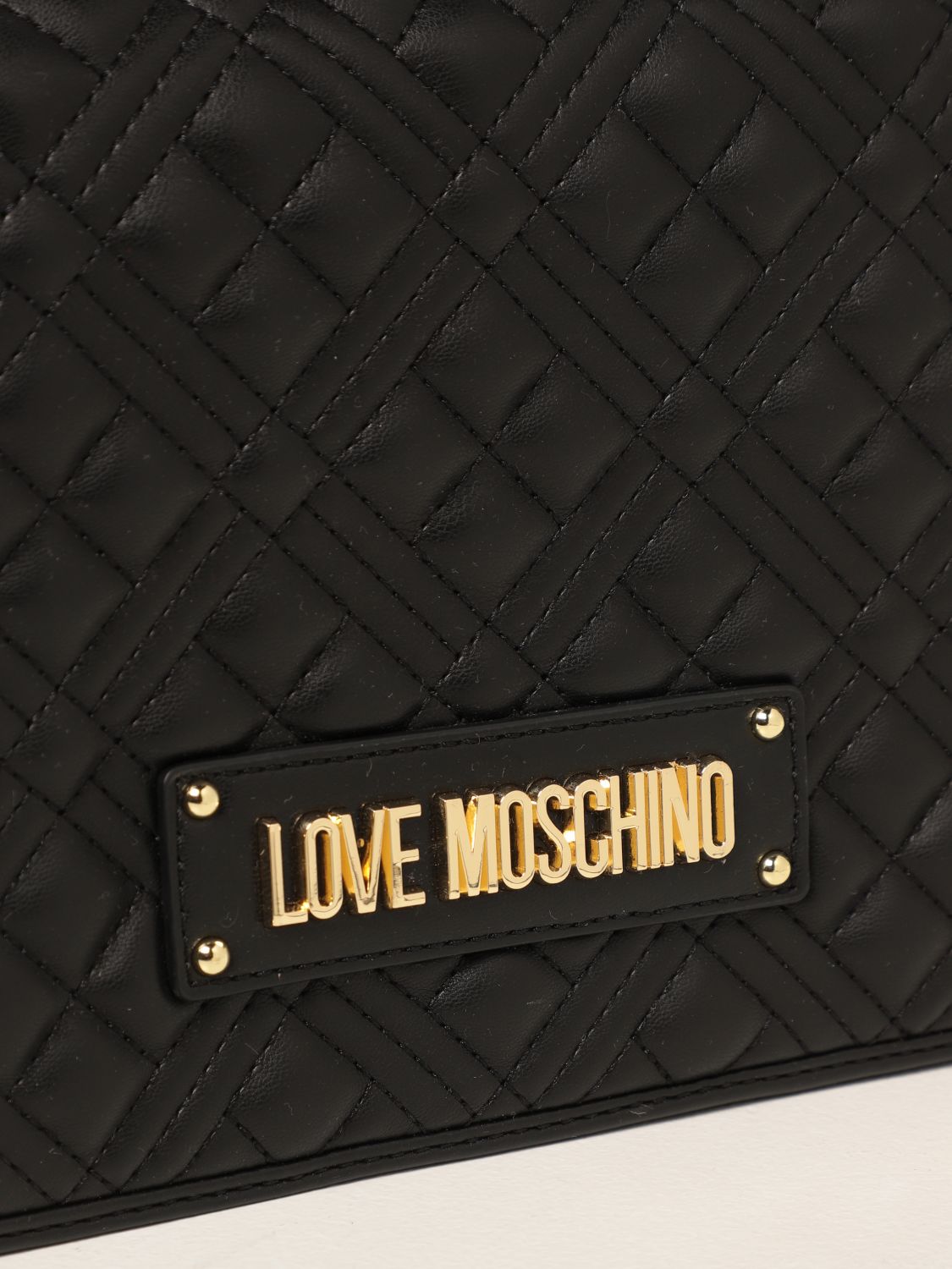 Crossbody bags Love Moschino: Love Moschino quilted shoulder bag black 3