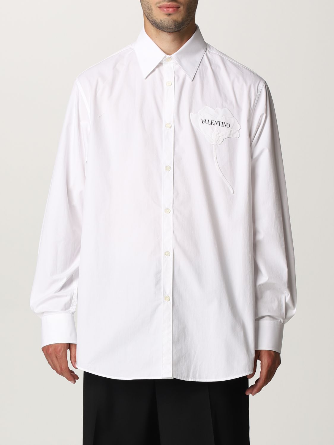 衬衫 Valentino: 衬衫 男士 Valentino 白色 1