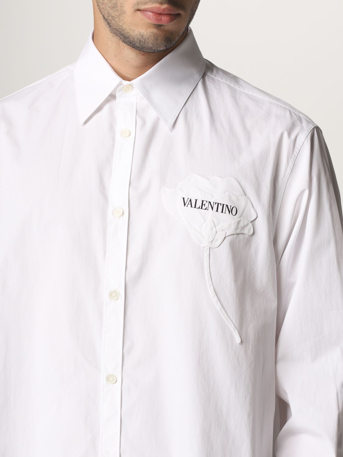 衬衫 Valentino: 衬衫 男士 Valentino 白色 5