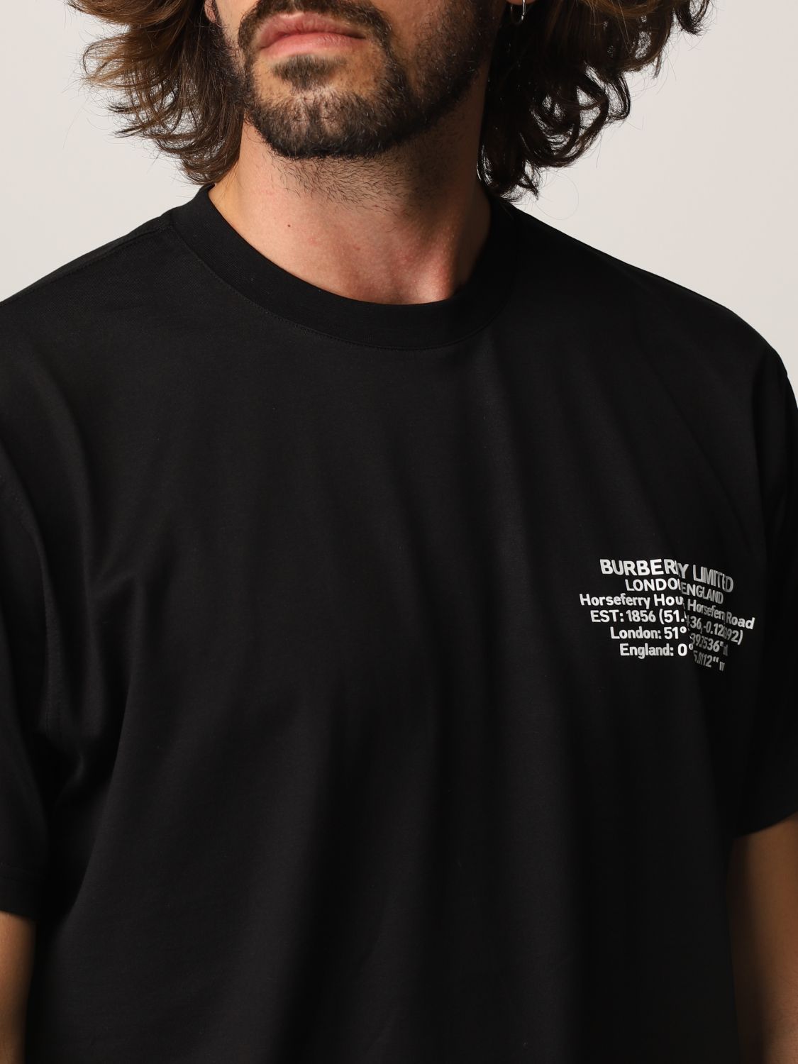 T-shirt Burberry: T-shirt homme Burberry noir 5