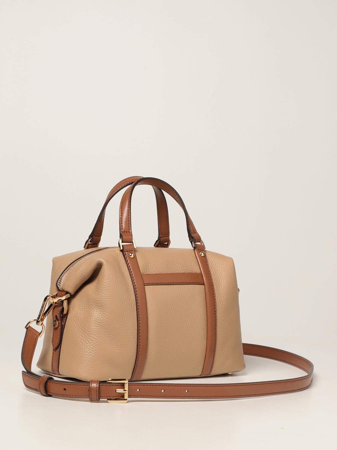 MICHAEL KORS Beck Michael bag in textured leather Beige Crossbody
