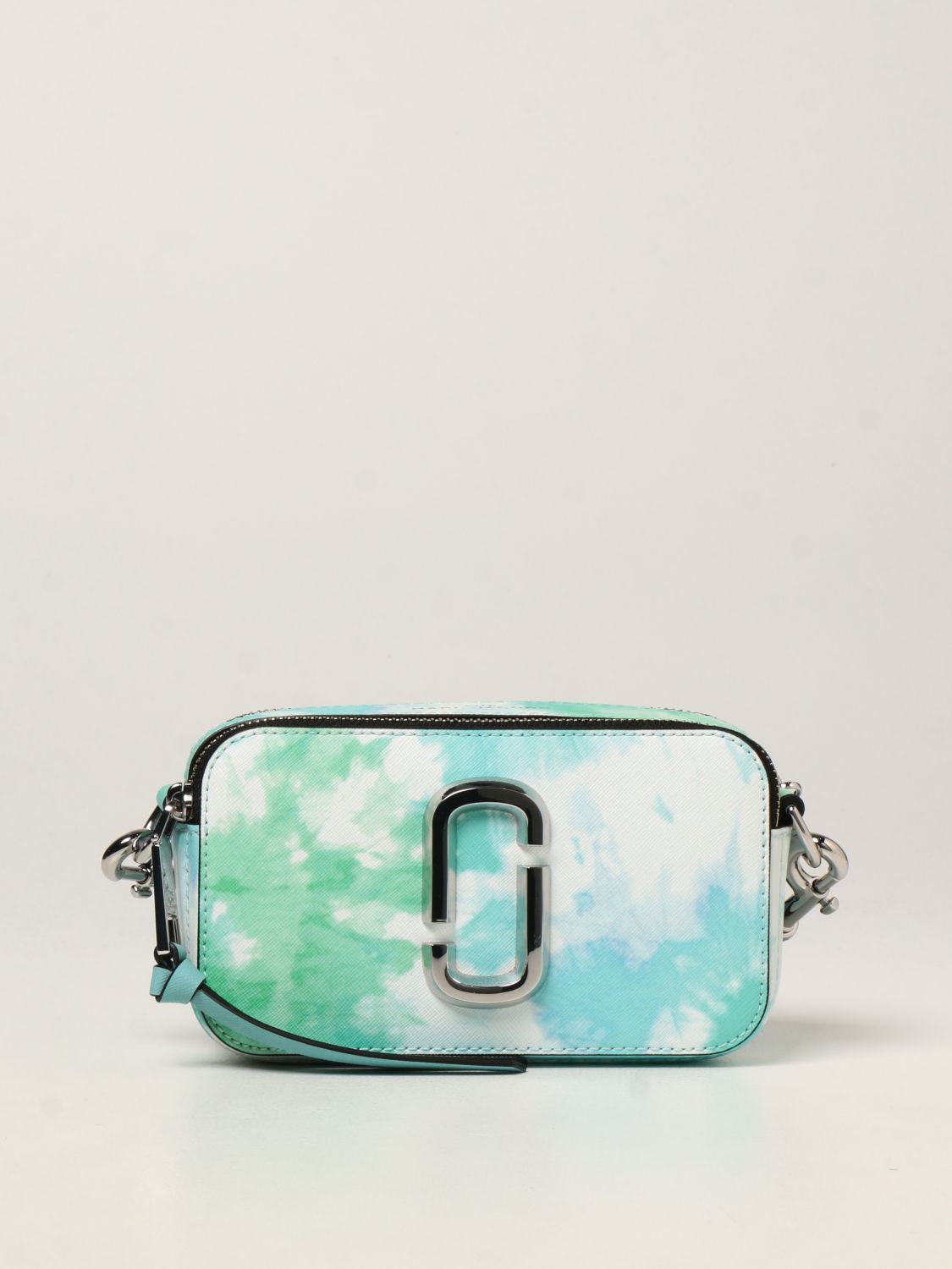 The Tie Dye Snapshot Marc Jacobs bag in saffiano leather