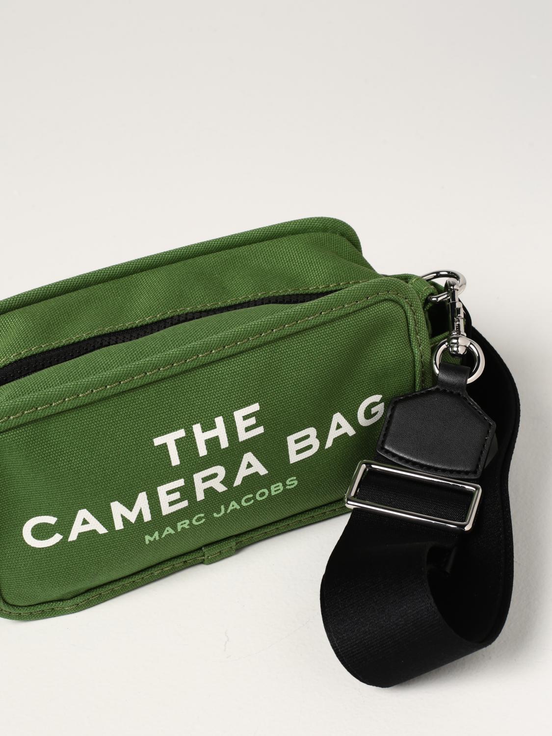 MARC JACOBS The camera bag in canvas Green Marc Jacobs crossbody