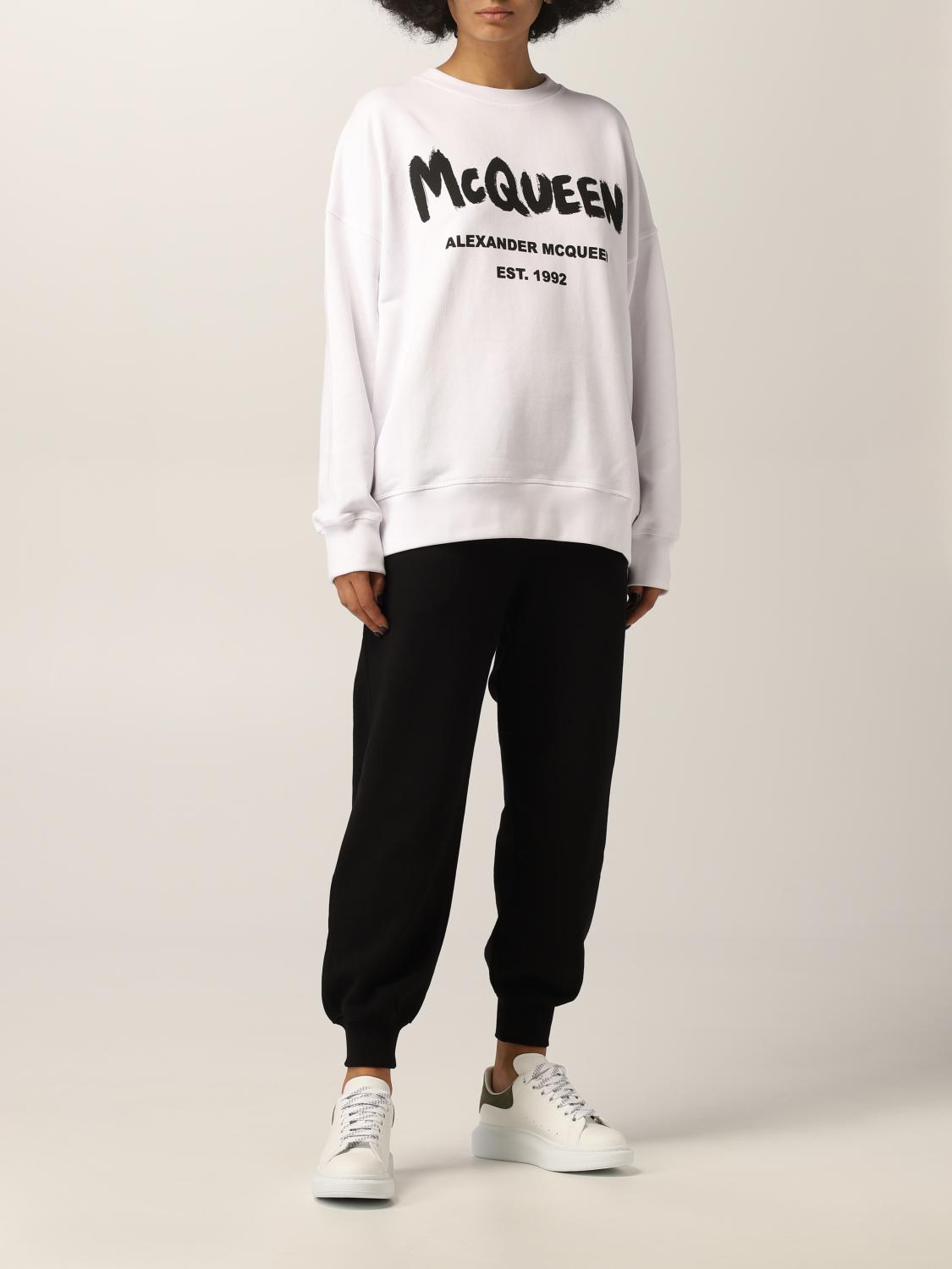 alexander mcqueen sweatshirt womens