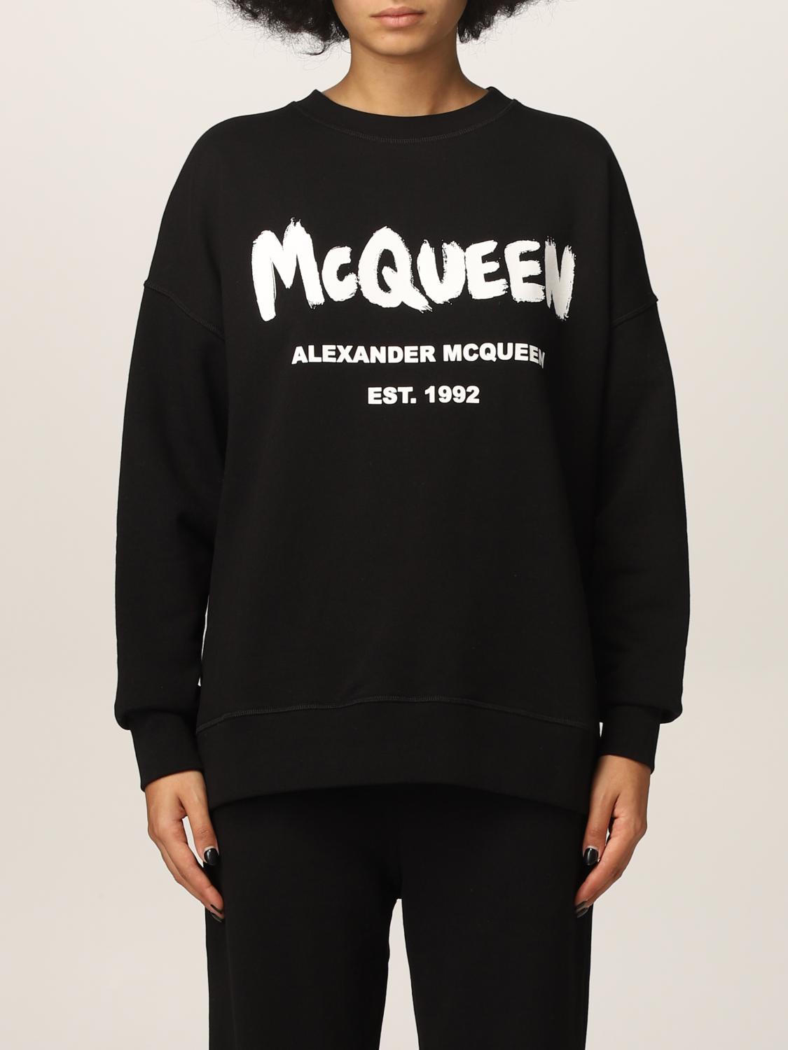 alexander mcqueen sweatshirt womens