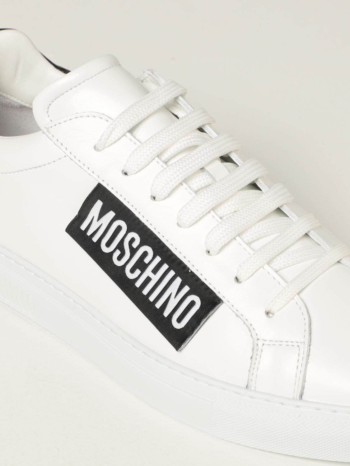 MOSCHINO COUTURE: Zapatos hombre - Blanco | Zapatillas Moschino Couture  MB15042G1DGA1 GIGLIO.COM